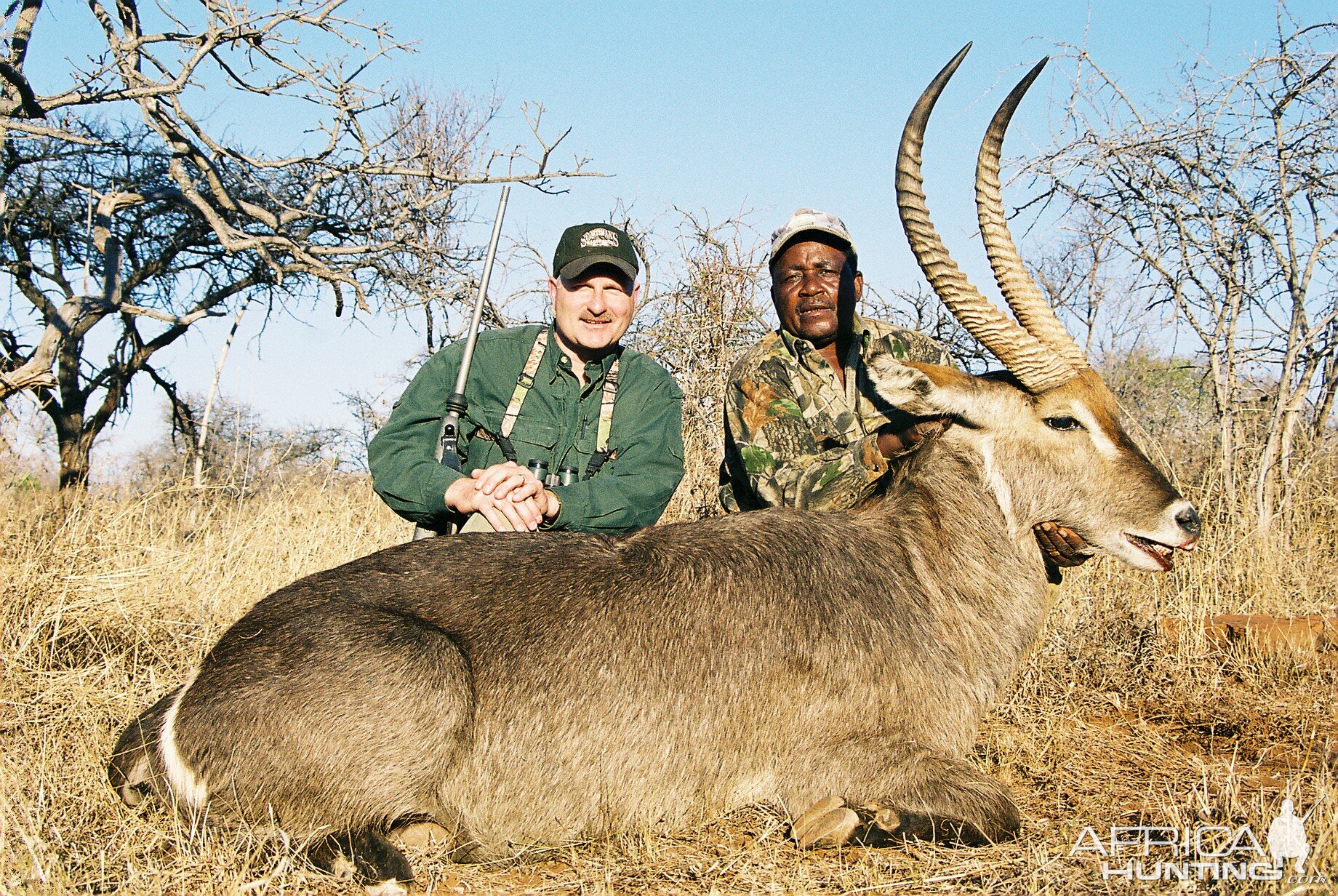 Hunting Waterbuck with Wintershoek Johnny Vivier Safaris in SA