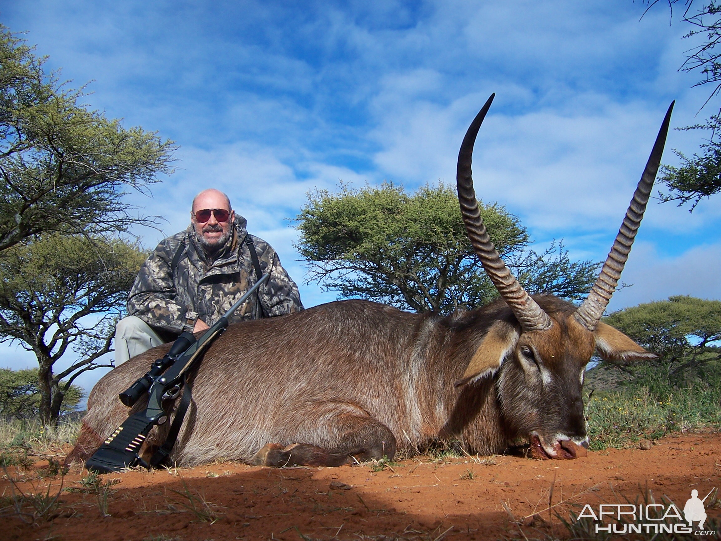 Hunting Waterbuck with Wintershoek Johnny Vivier Safaris in SA