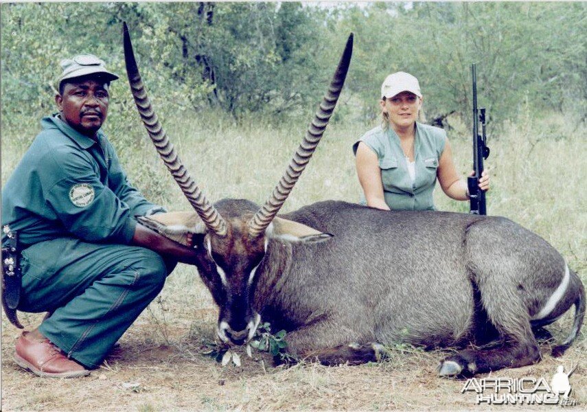 Hunting Waterbuck with Wintershoek Johnny Vivier Safaris in SA