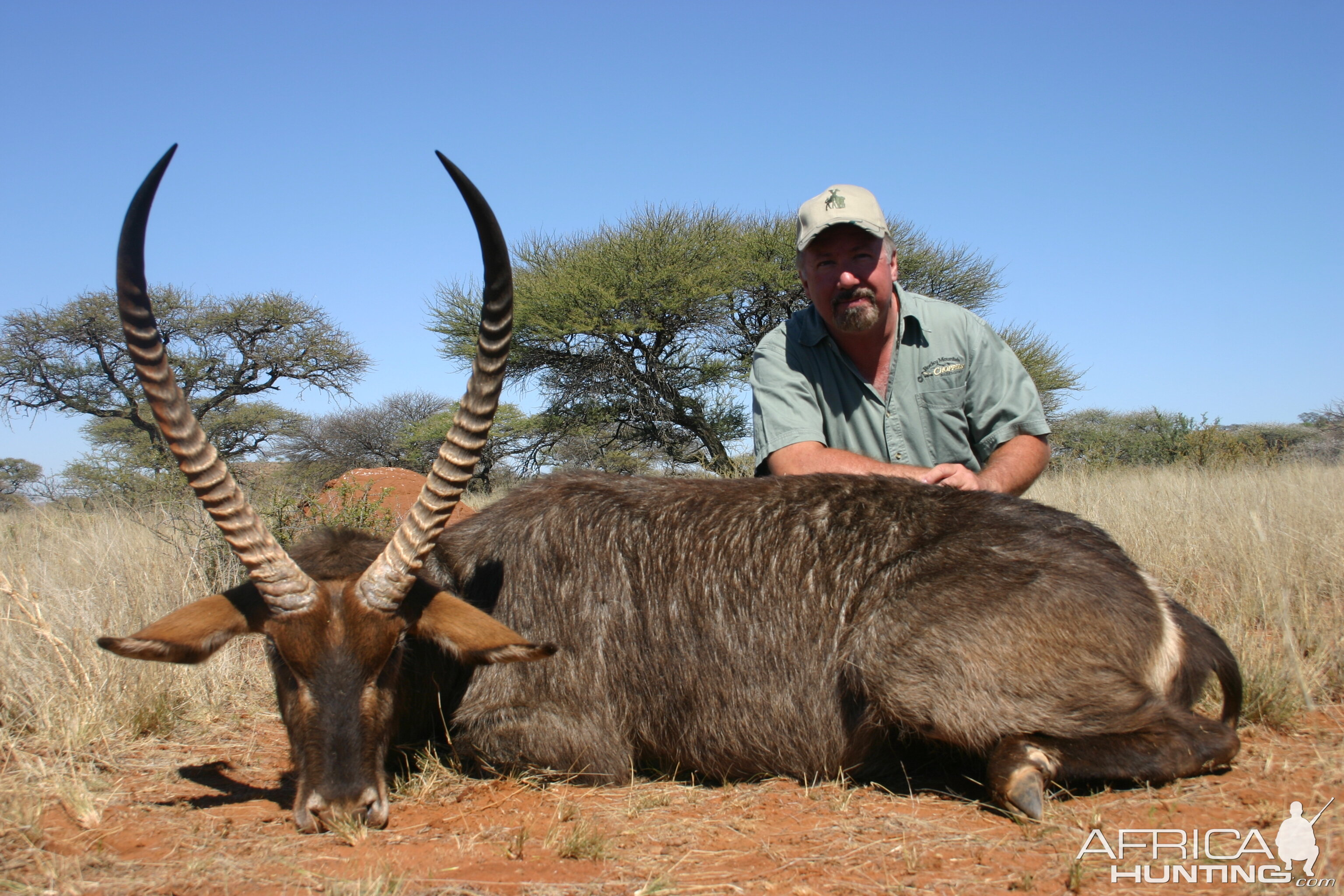 Hunting Waterbuck with Wintershoek Johnny Vivier Safaris in SA