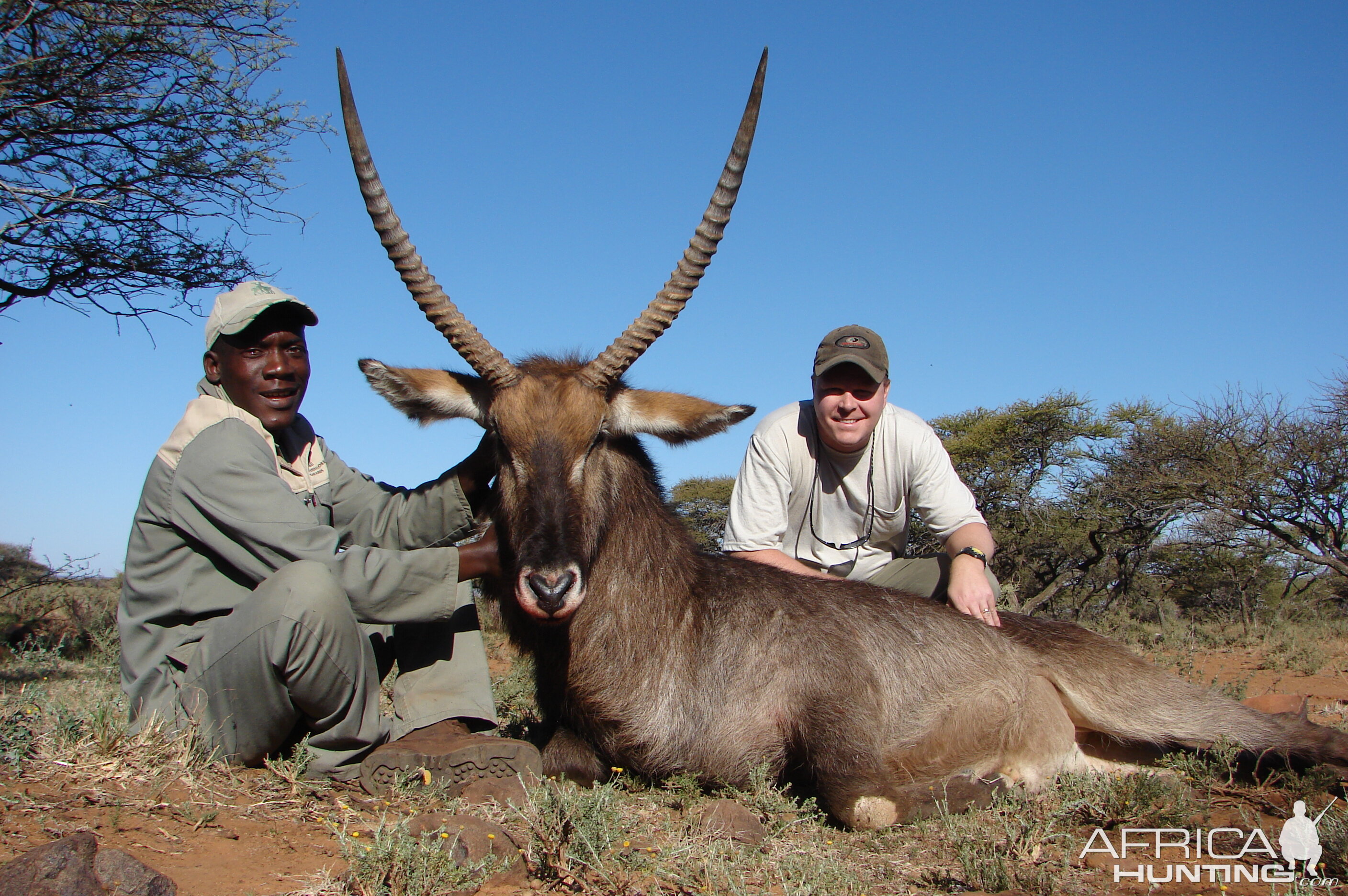 Hunting Waterbuck with Wintershoek Johnny Vivier Safaris in SA