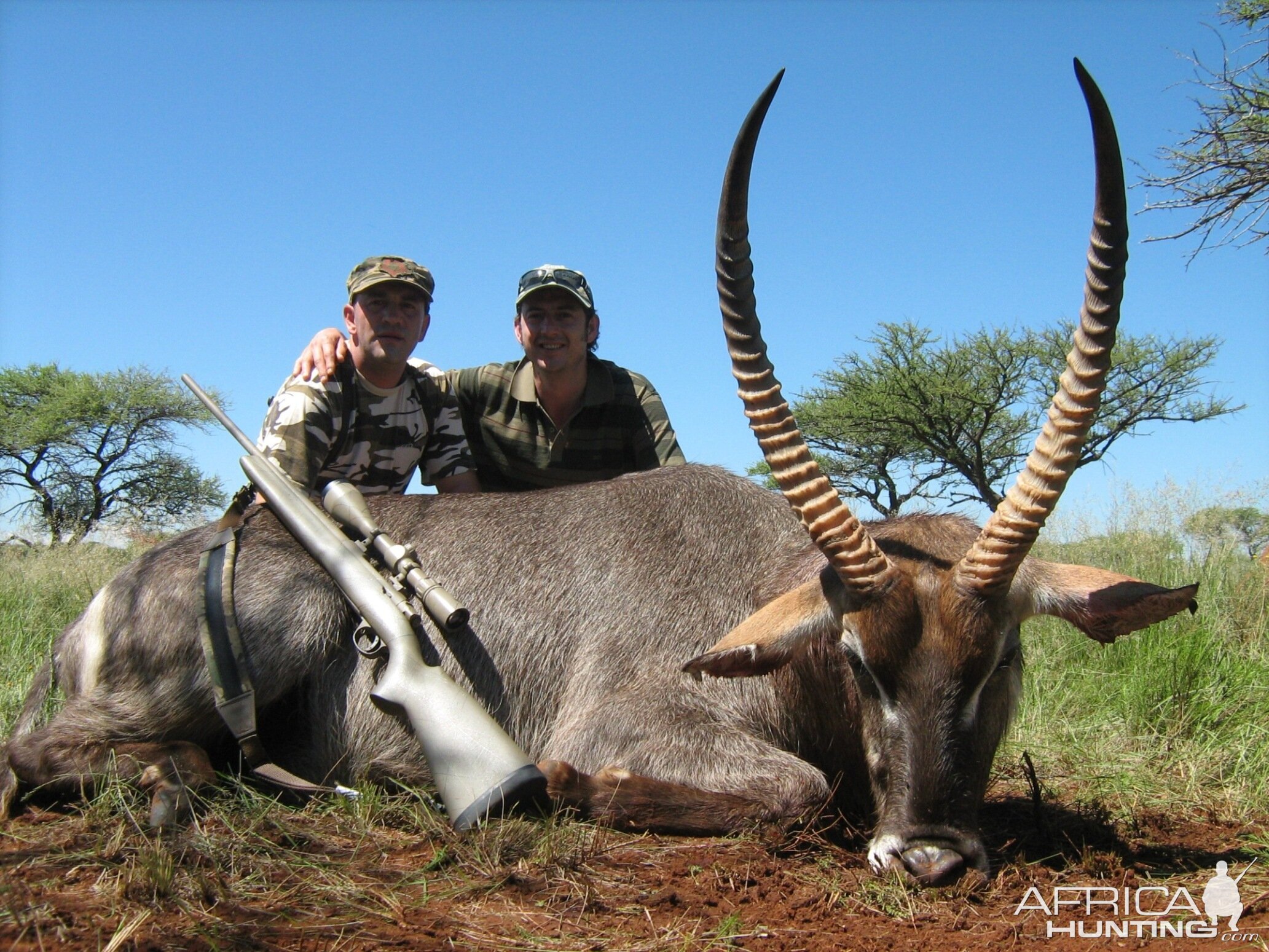 Hunting Waterbuck with Wintershoek Johnny Vivier Safaris in SA