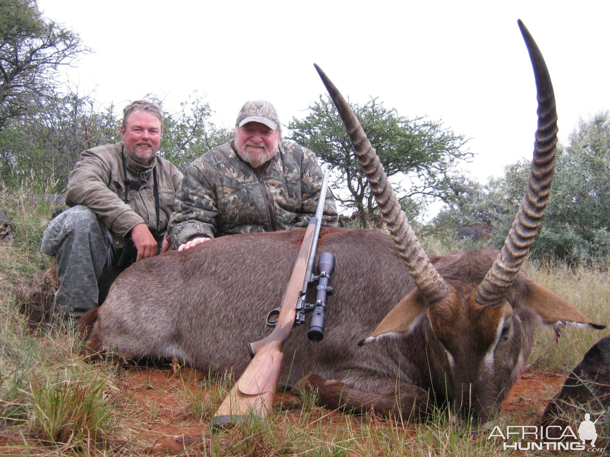 Hunting Waterbuck with Wintershoek Johnny Vivier Safaris in SA