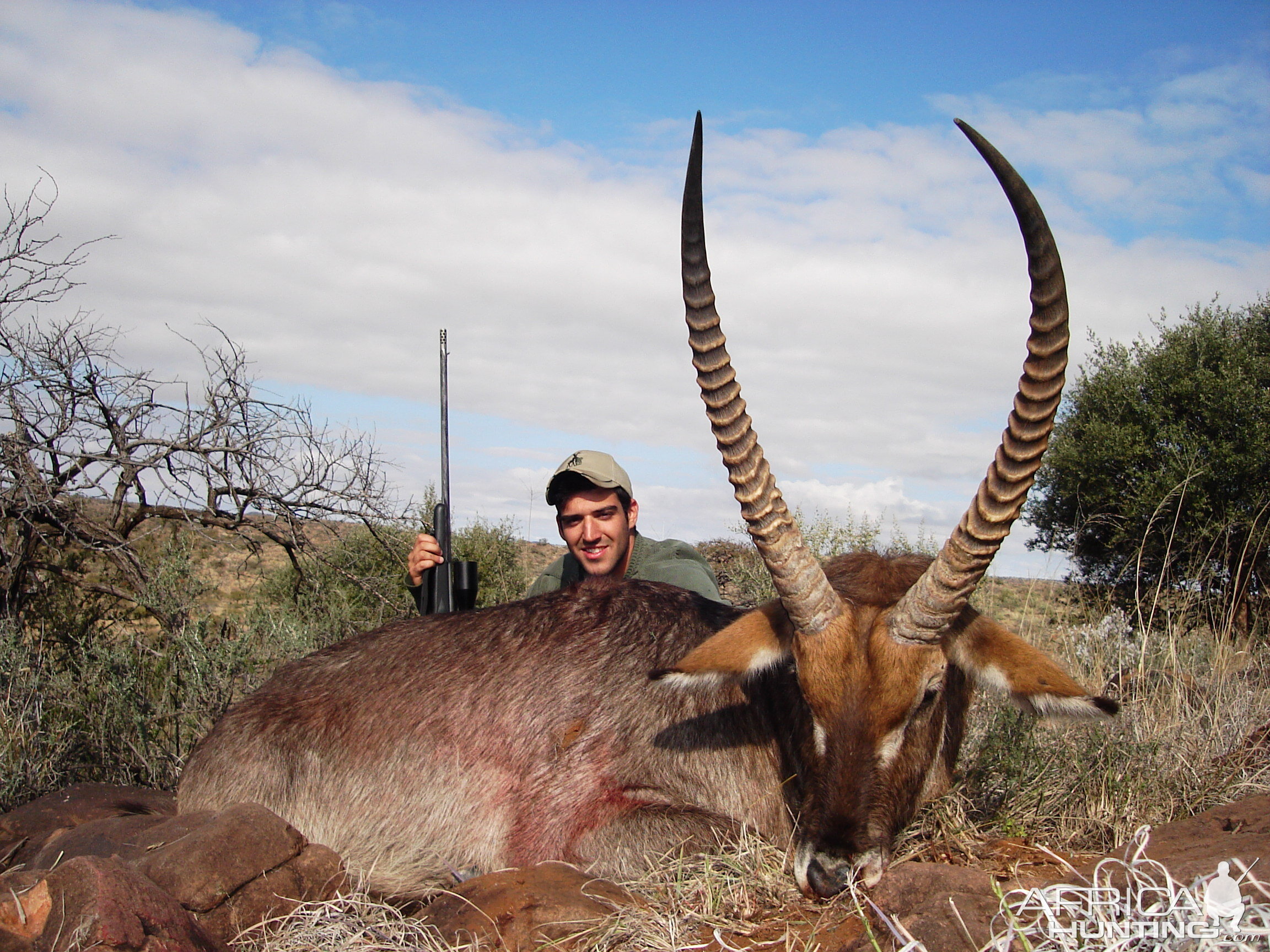 Hunting Waterbuck with Wintershoek Johnny Vivier Safaris in SA