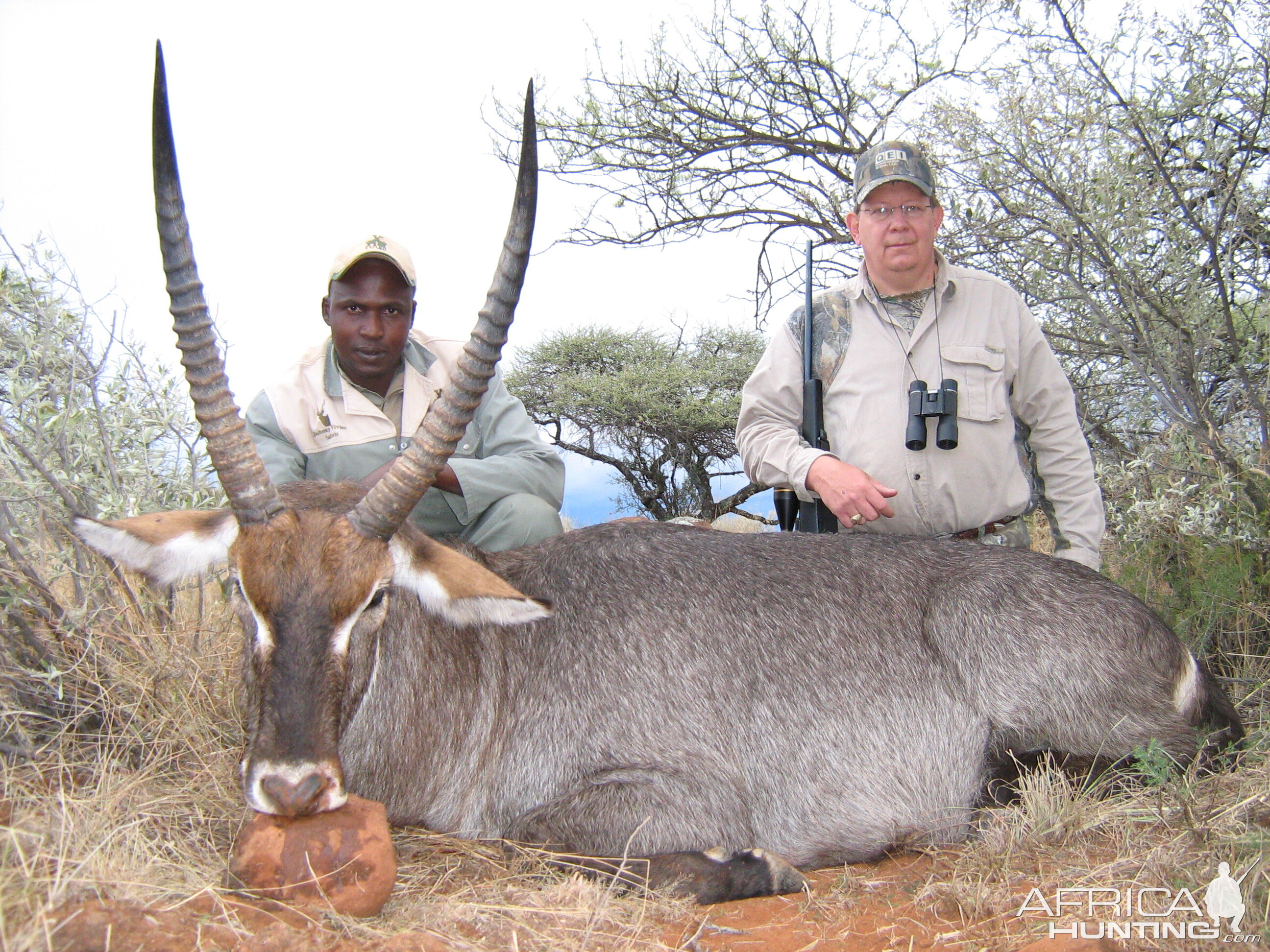 Hunting Waterbuck with Wintershoek Johnny Vivier Safaris in SA