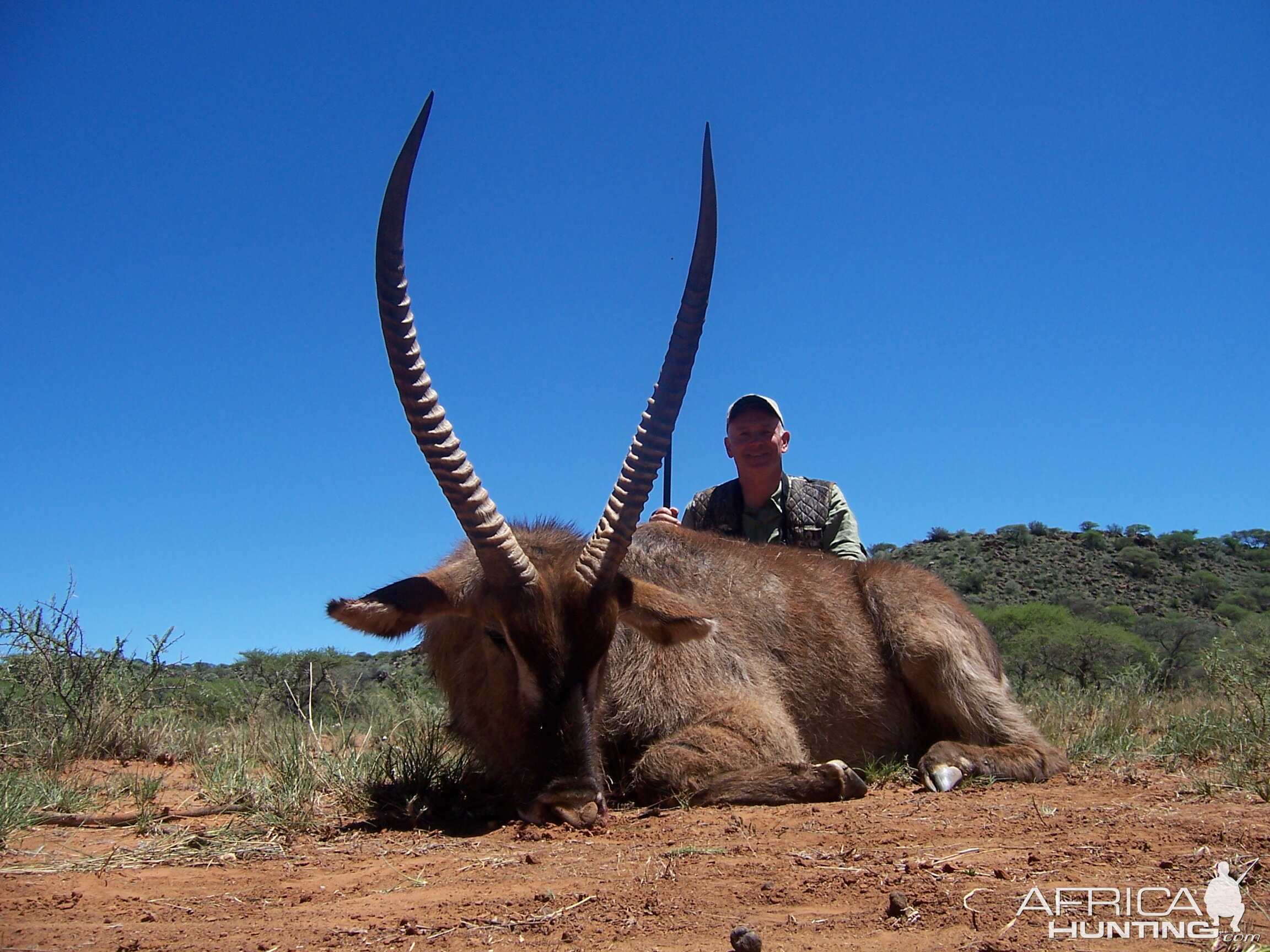 Hunting Waterbuck with Wintershoek Johnny Vivier Safaris in SA