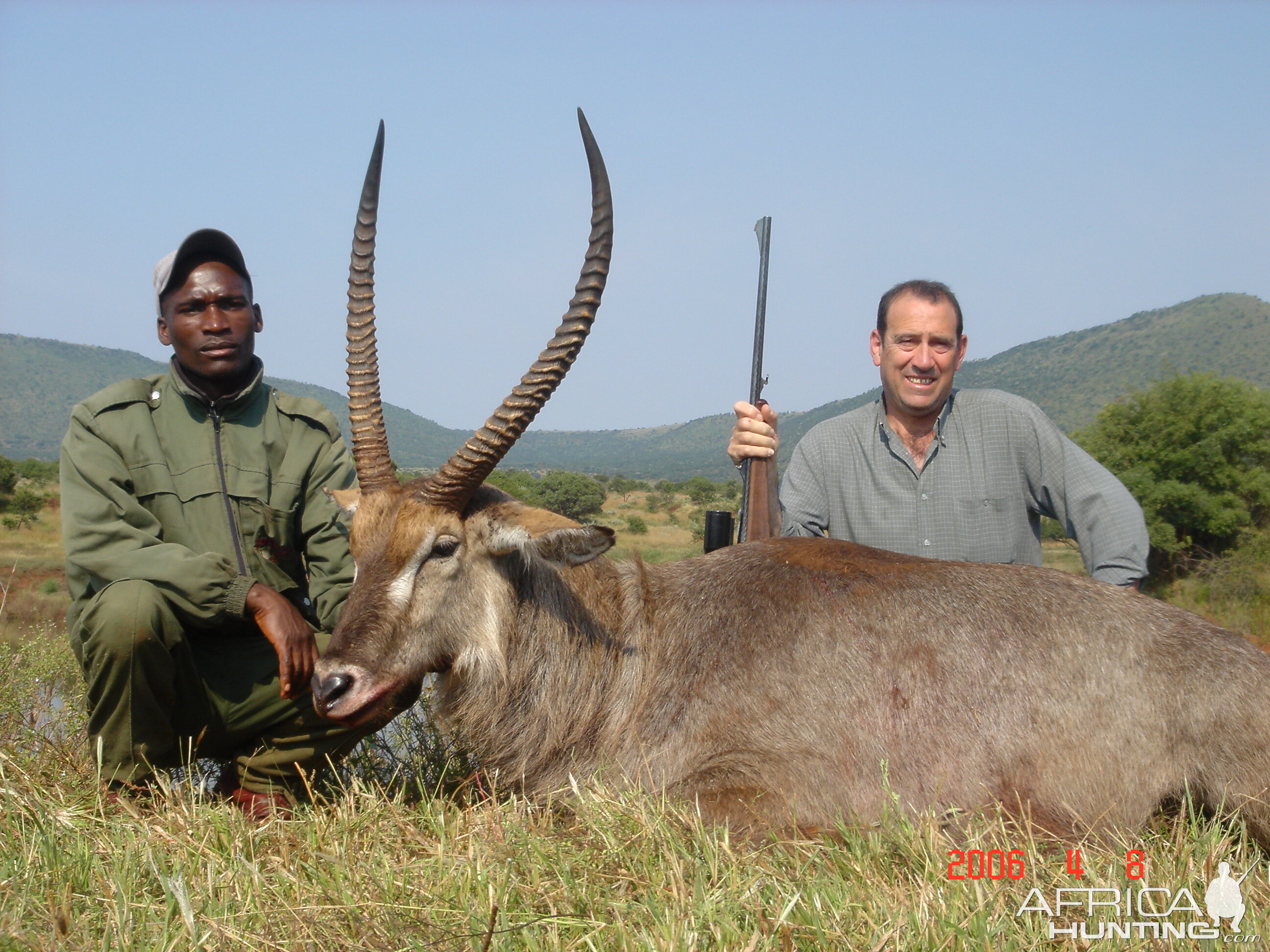 Hunting Waterbuck with Wintershoek Johnny Vivier Safaris in SA