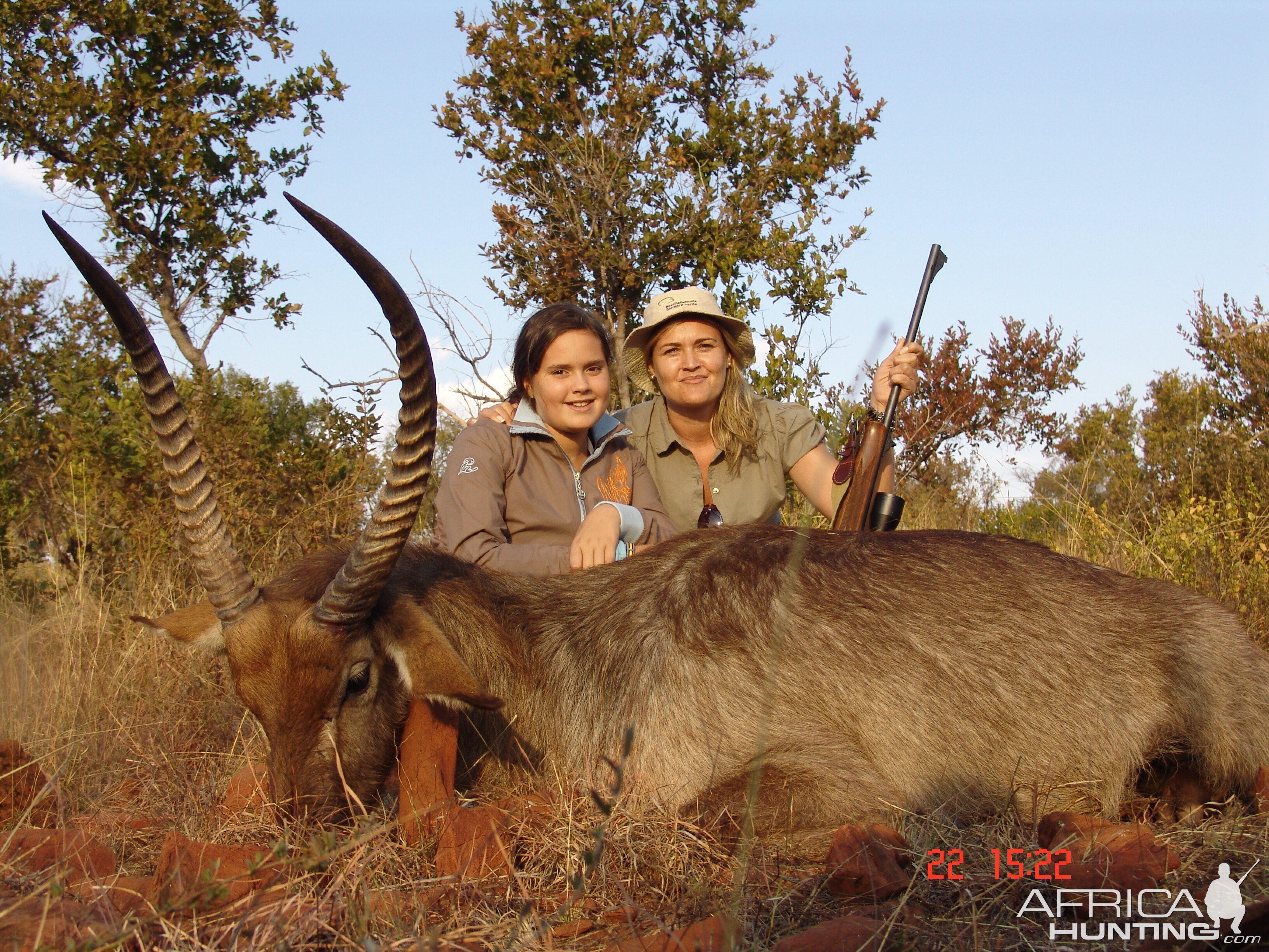 Hunting Waterbuck with Wintershoek Johnny Vivier Safaris in SA