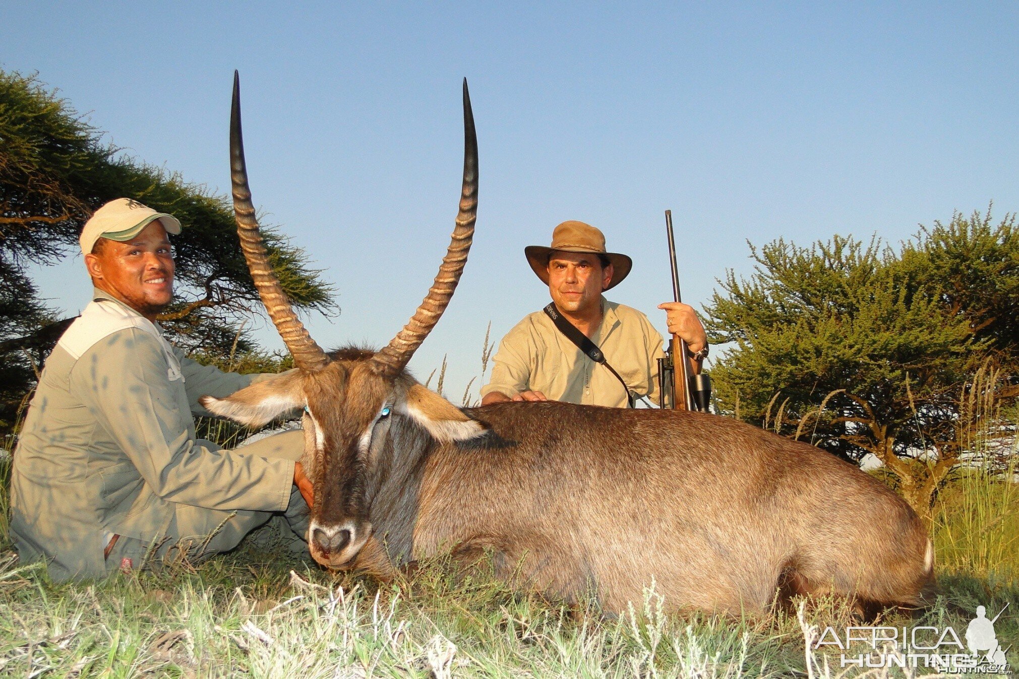 Hunting Waterbuck with Wintershoek Johnny Vivier Safaris in SA