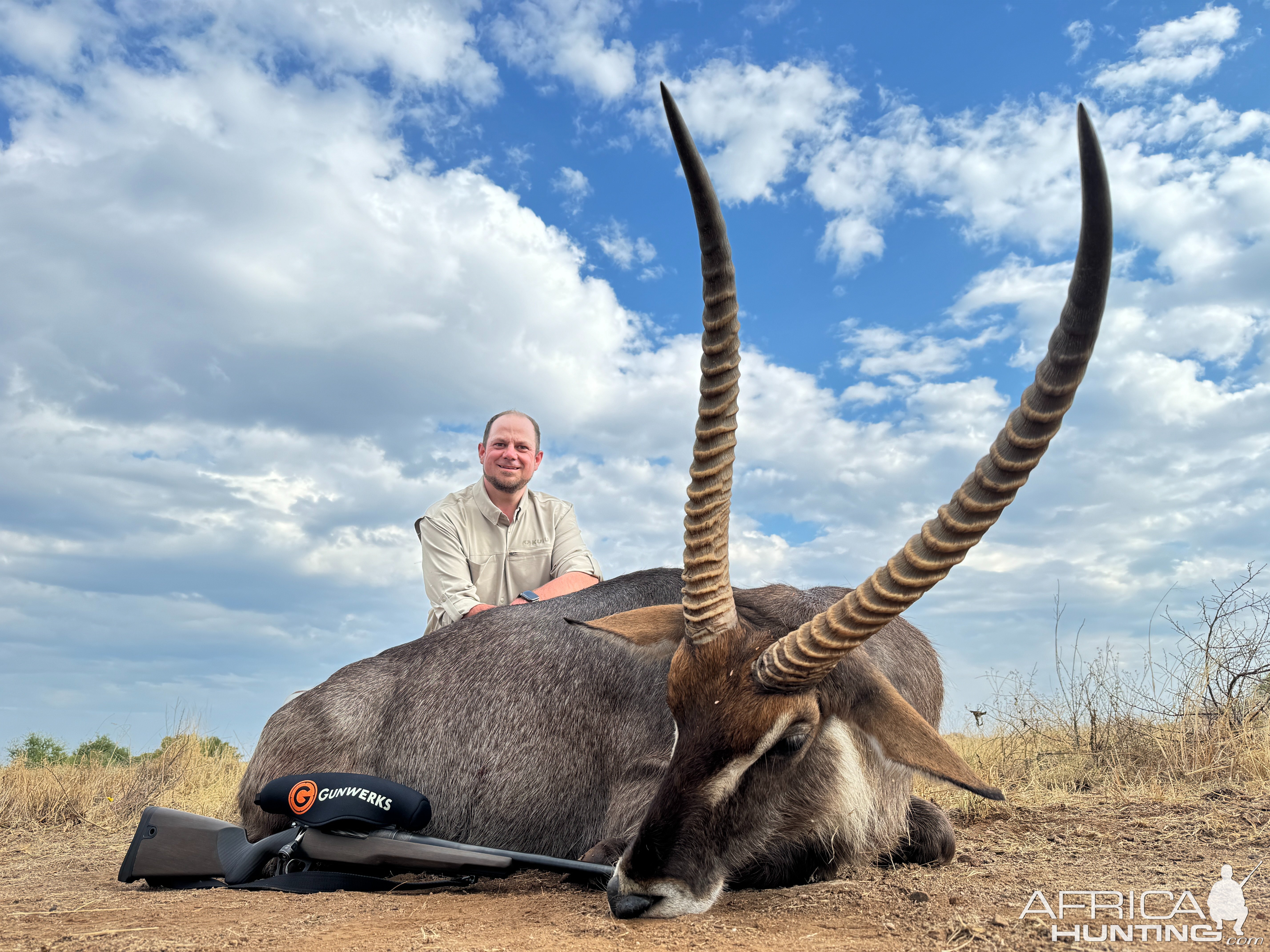 Hunting Waterbuck