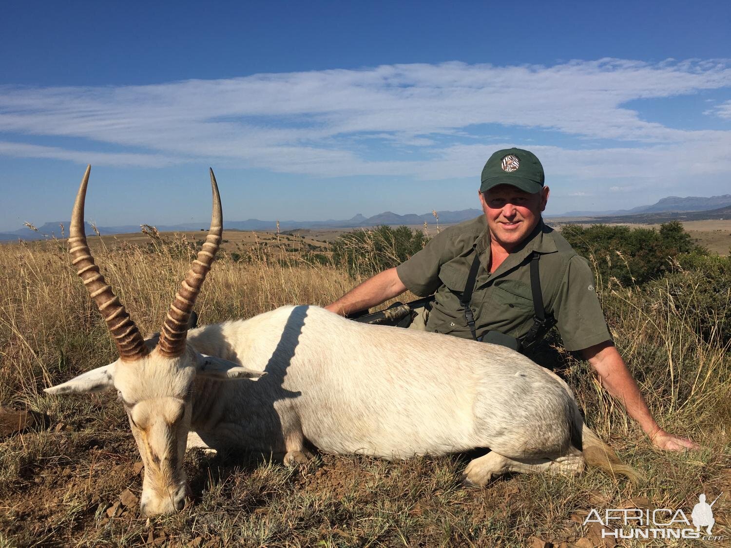 Hunting White Blesbok in South Africa