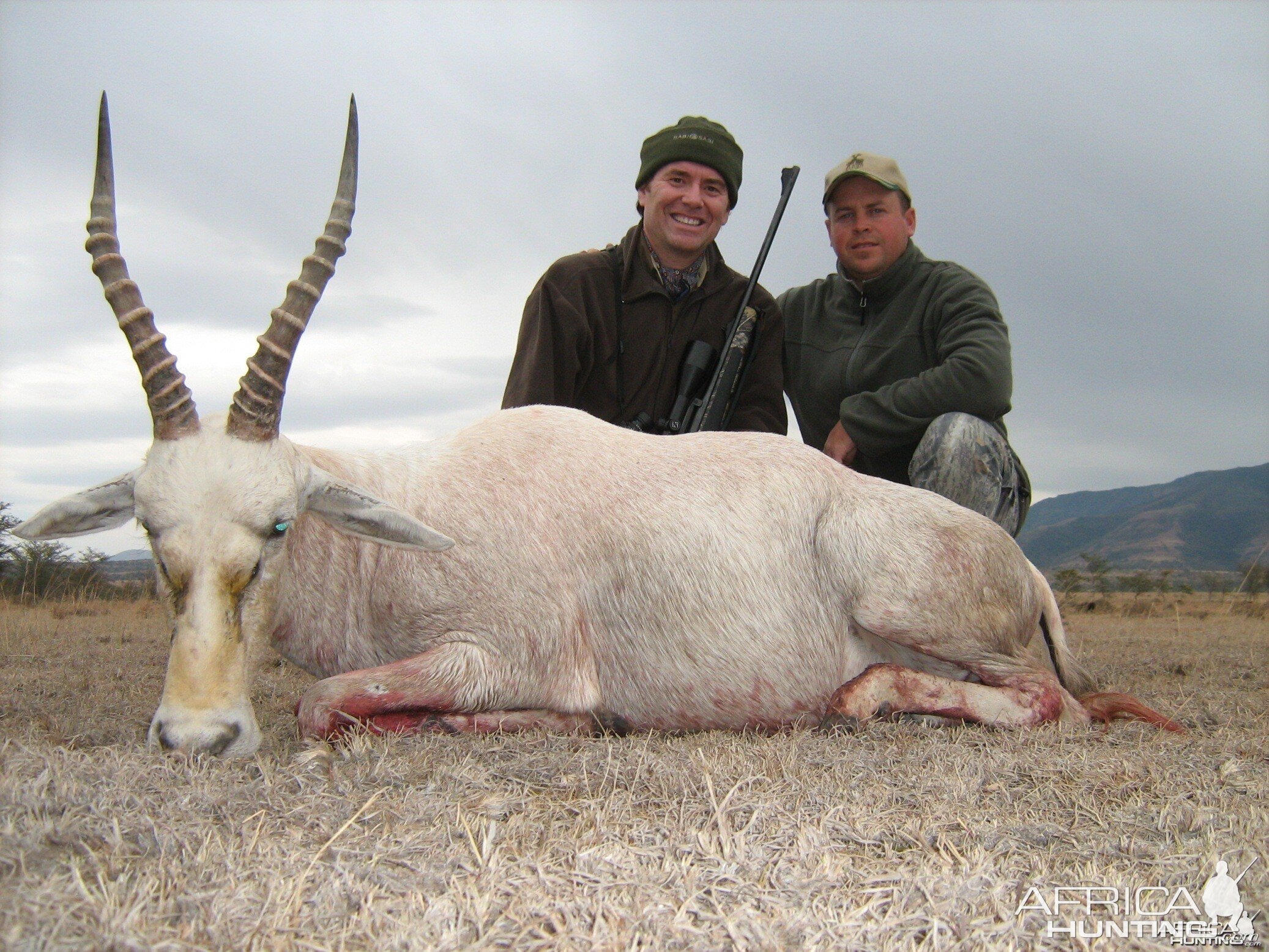 Hunting White Blesbok with Wintershoek Johnny Vivier Safaris in SA