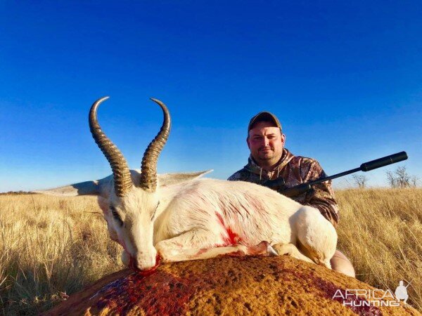 Hunting White Springbok in South Africa