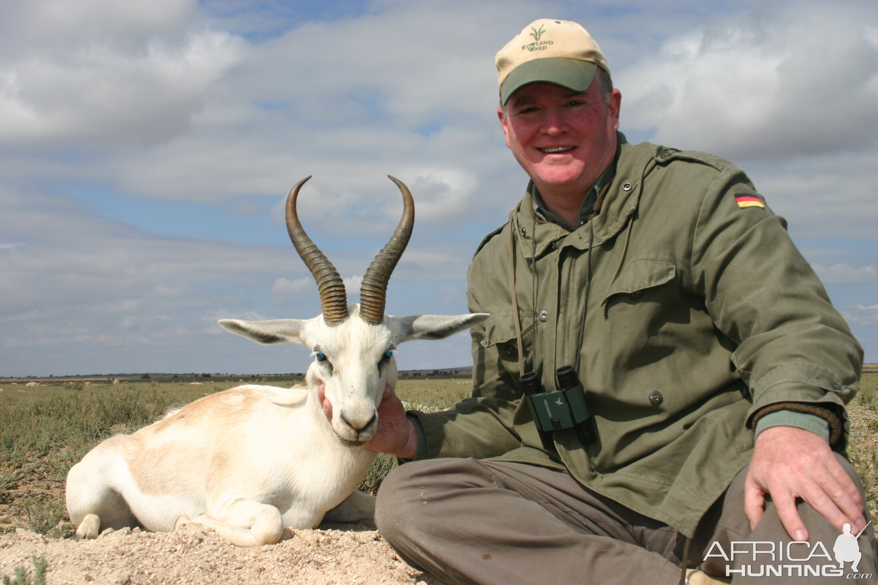 Hunting White Springbuck with Wintershoek Johnny Vivier Safaris in SA