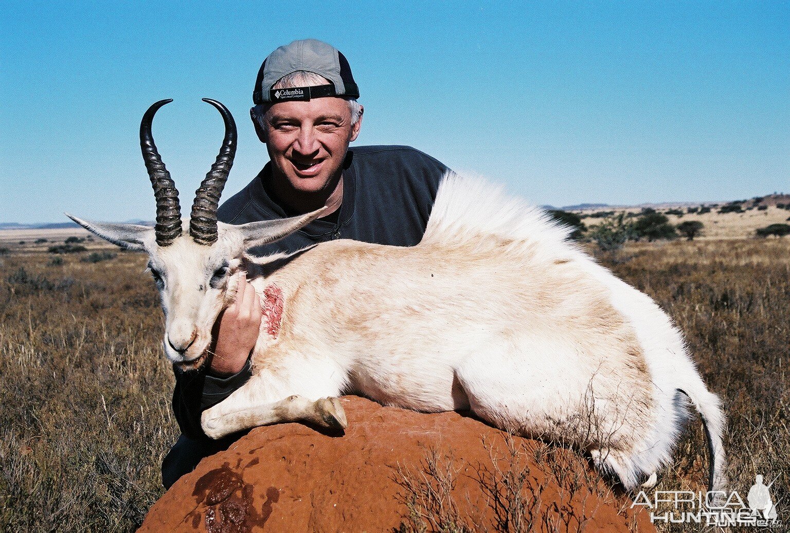 Hunting White Springbuck with Wintershoek Johnny Vivier Safaris in SA