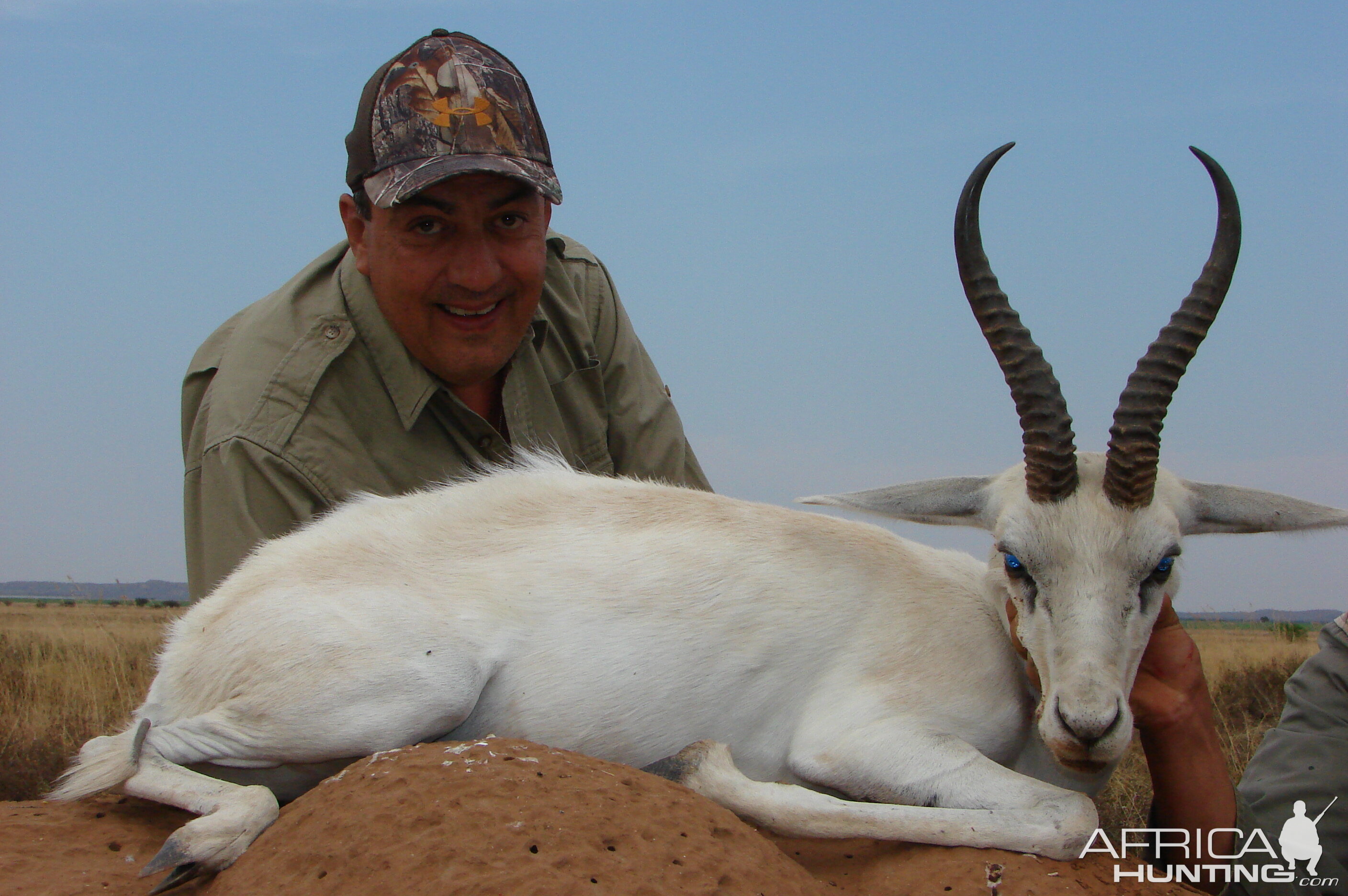 Hunting White Springbuck with Wintershoek Johnny Vivier Safaris in SA