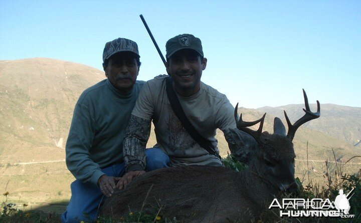 Hunting with my old man... Peruvian Whitetail deer