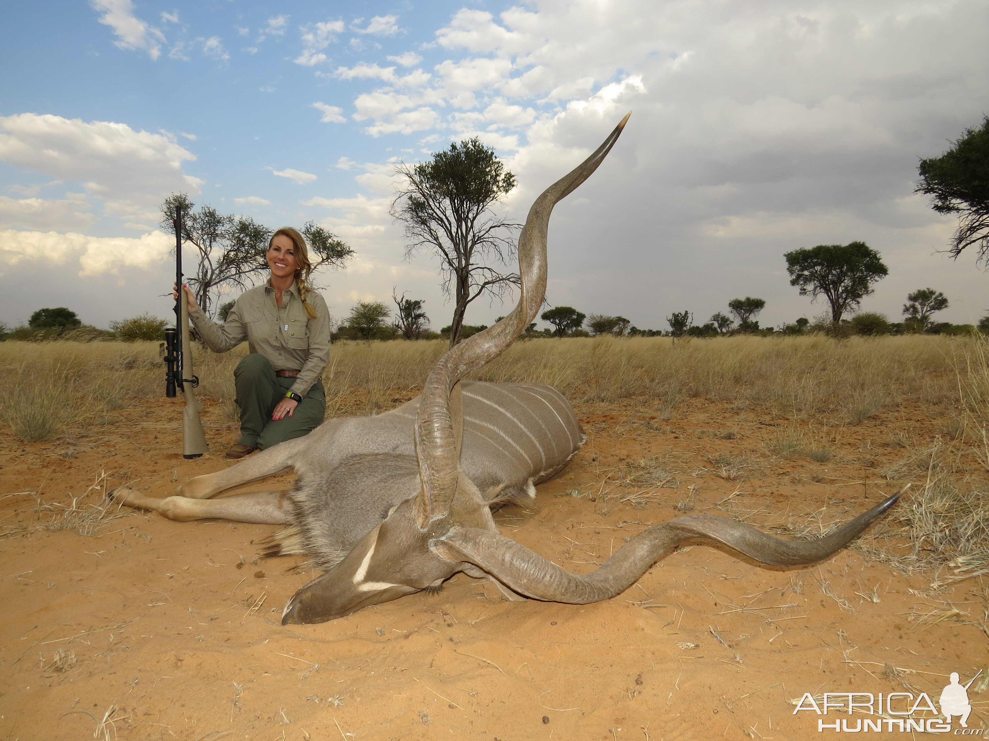 Huntress with fine KUDU