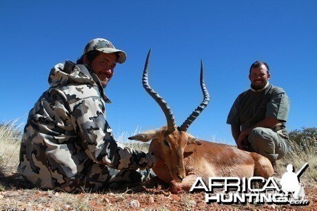 Impala hunt with Wintershoek Johnny Vivier Safaris