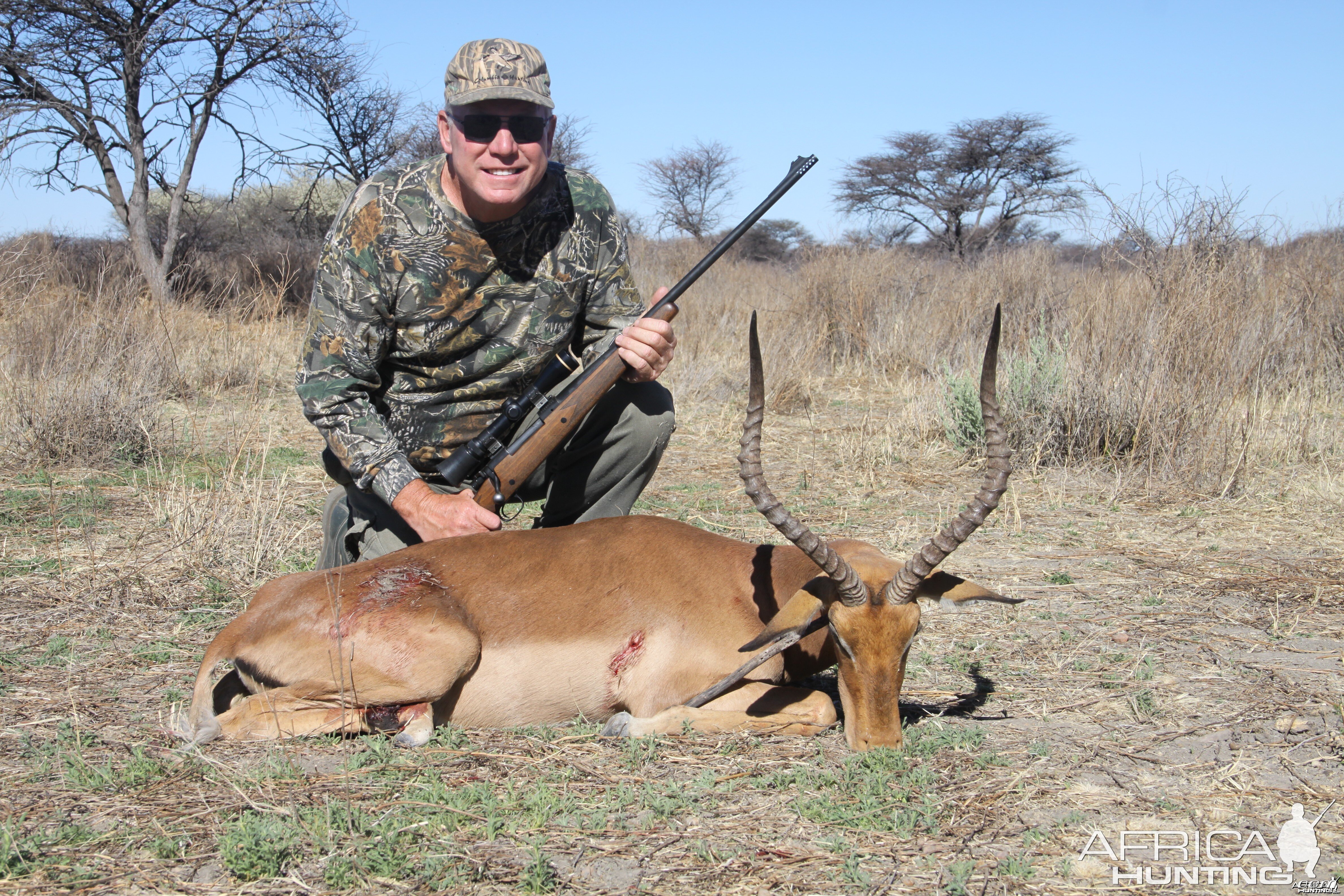 Impala hunted with Ozondjahe Hunting Safaris in Namibia