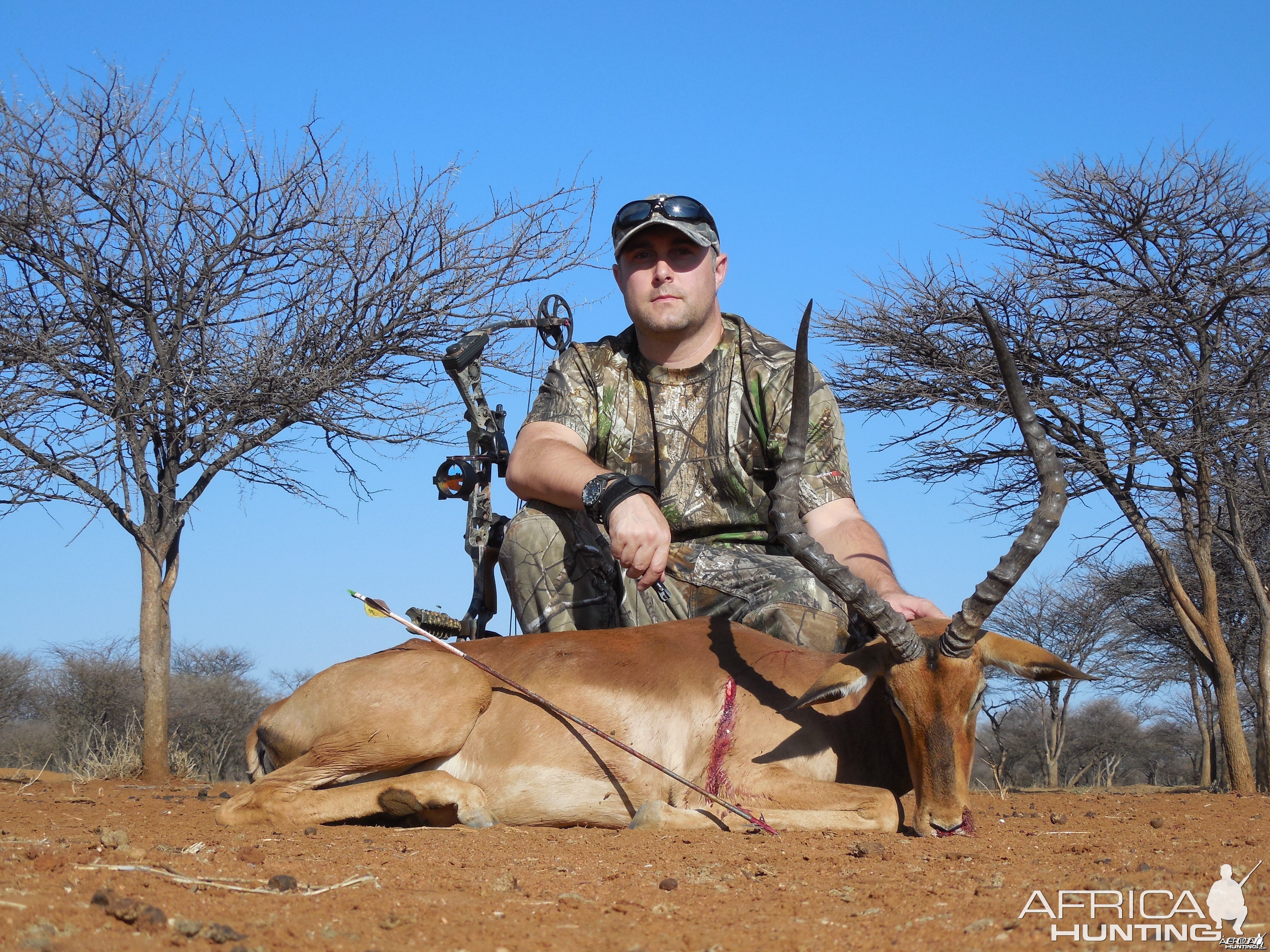 Impala hunted with Ozondjahe Hunting Safaris in Namibia