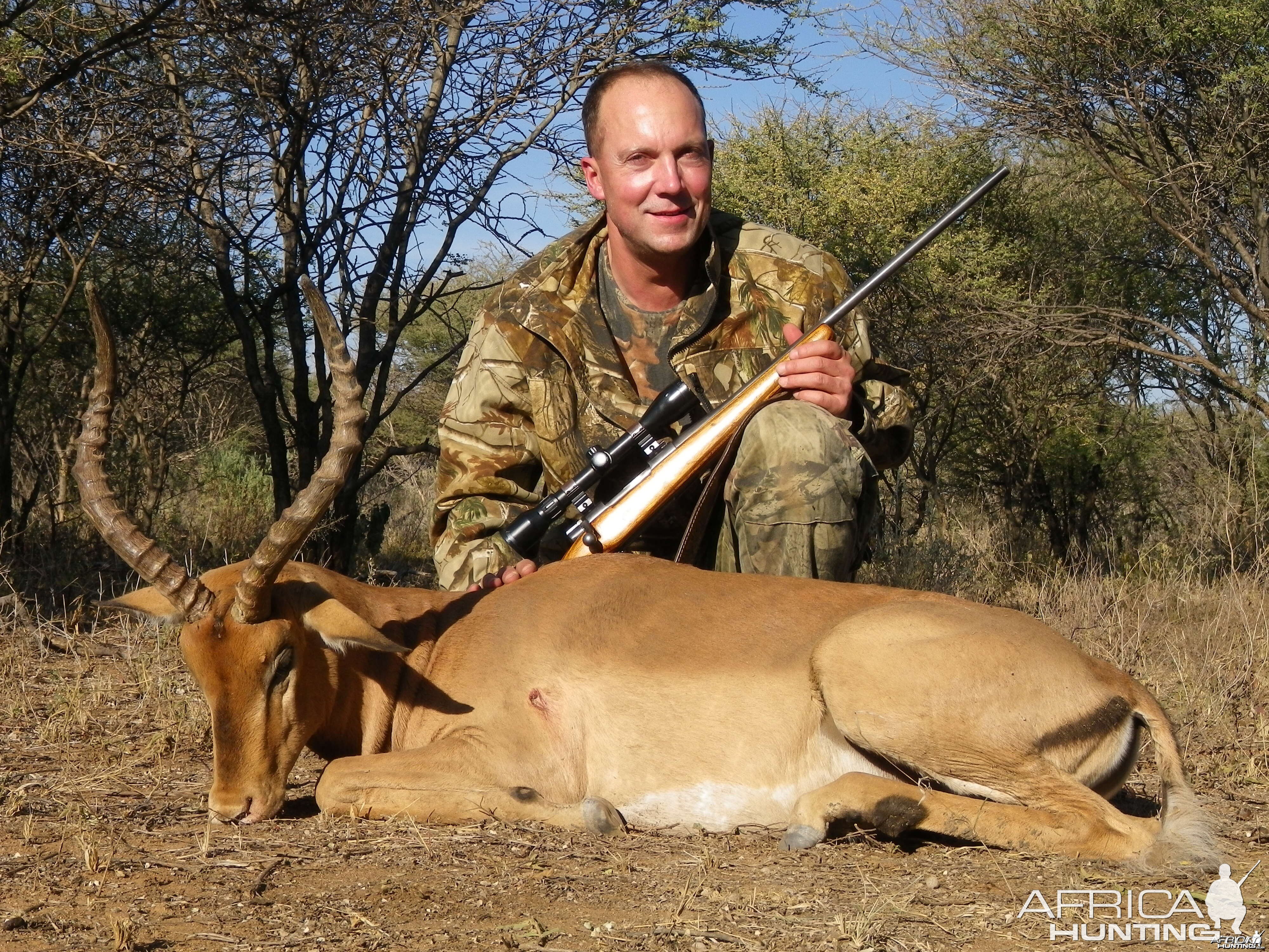 Impala hunted with Ozondjahe Hunting Safaris in Namibia