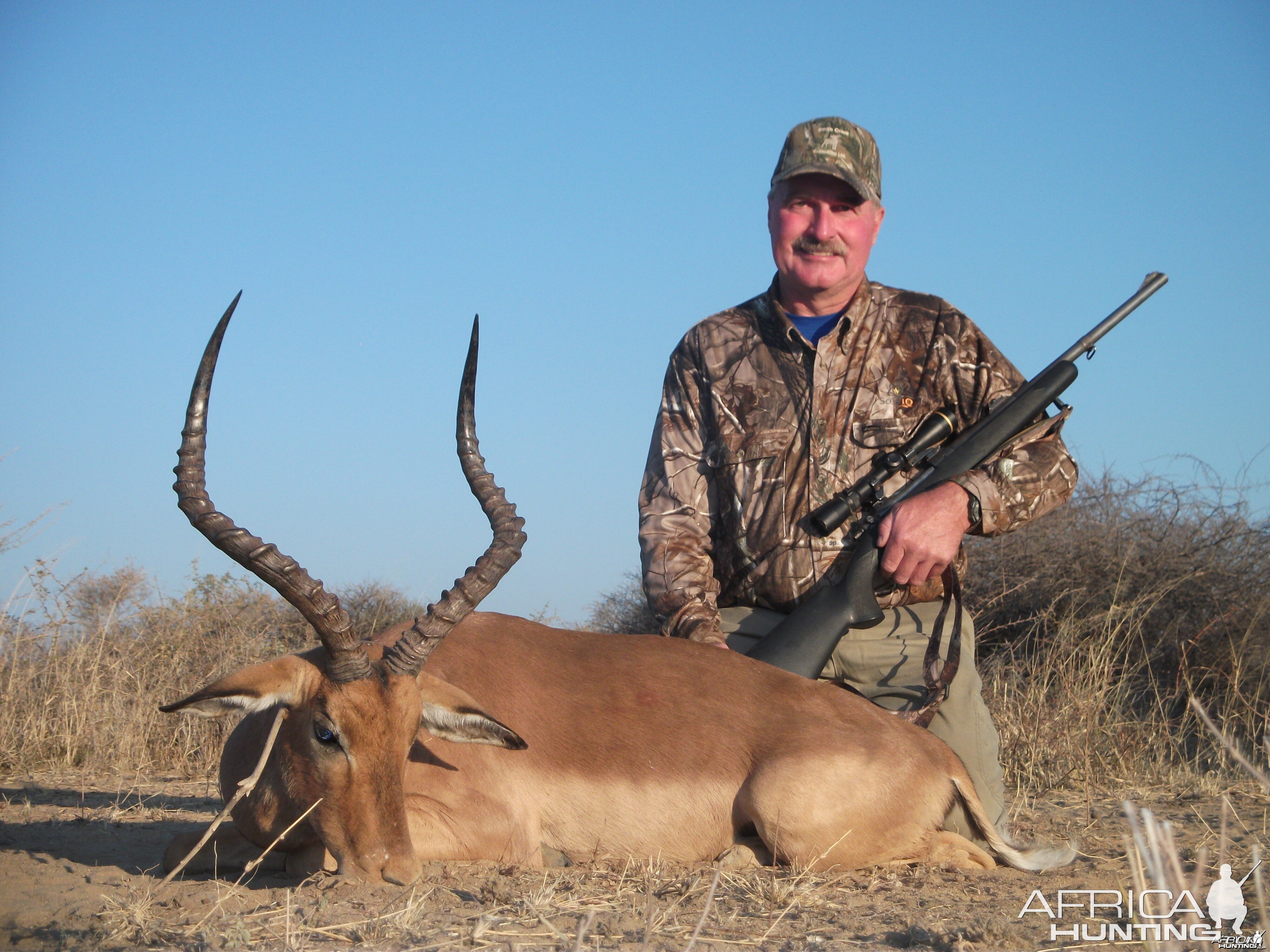 Impala hunted with Ozondjahe Hunting Safaris in Namibia