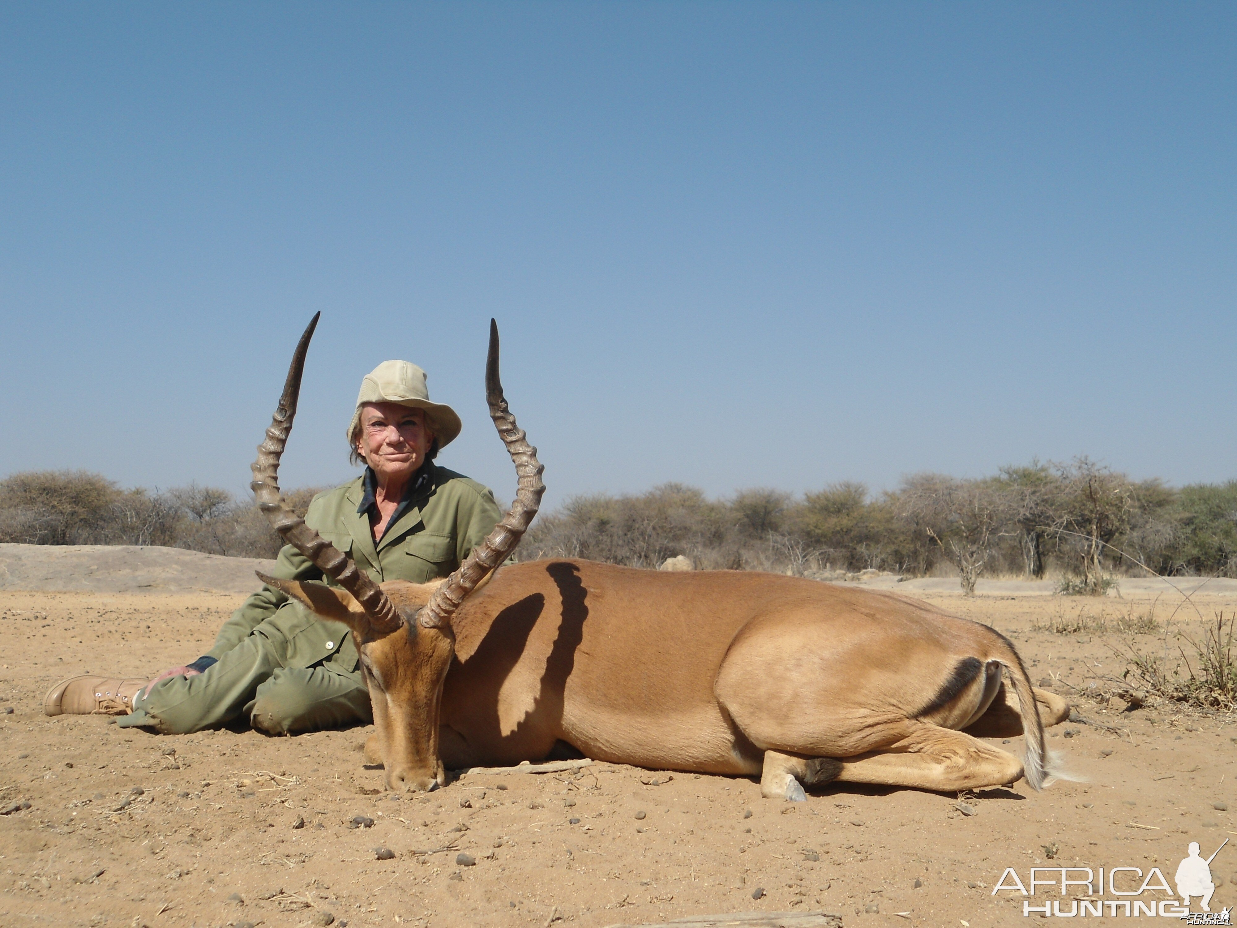 Impala hunted with Ozondjahe Hunting Safaris in Namibia