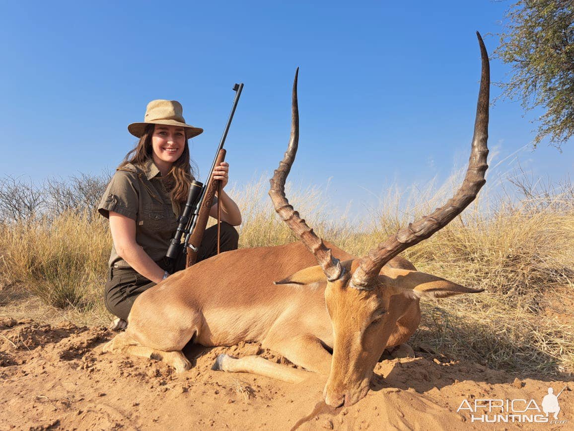 Impala Hunting Kalahari South Africa