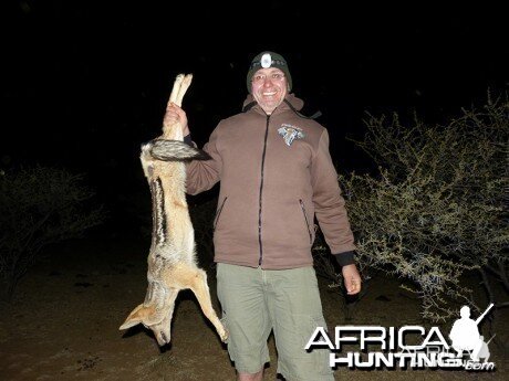 Jackal hunt with Wintershoek Johnny Vivier Safaris