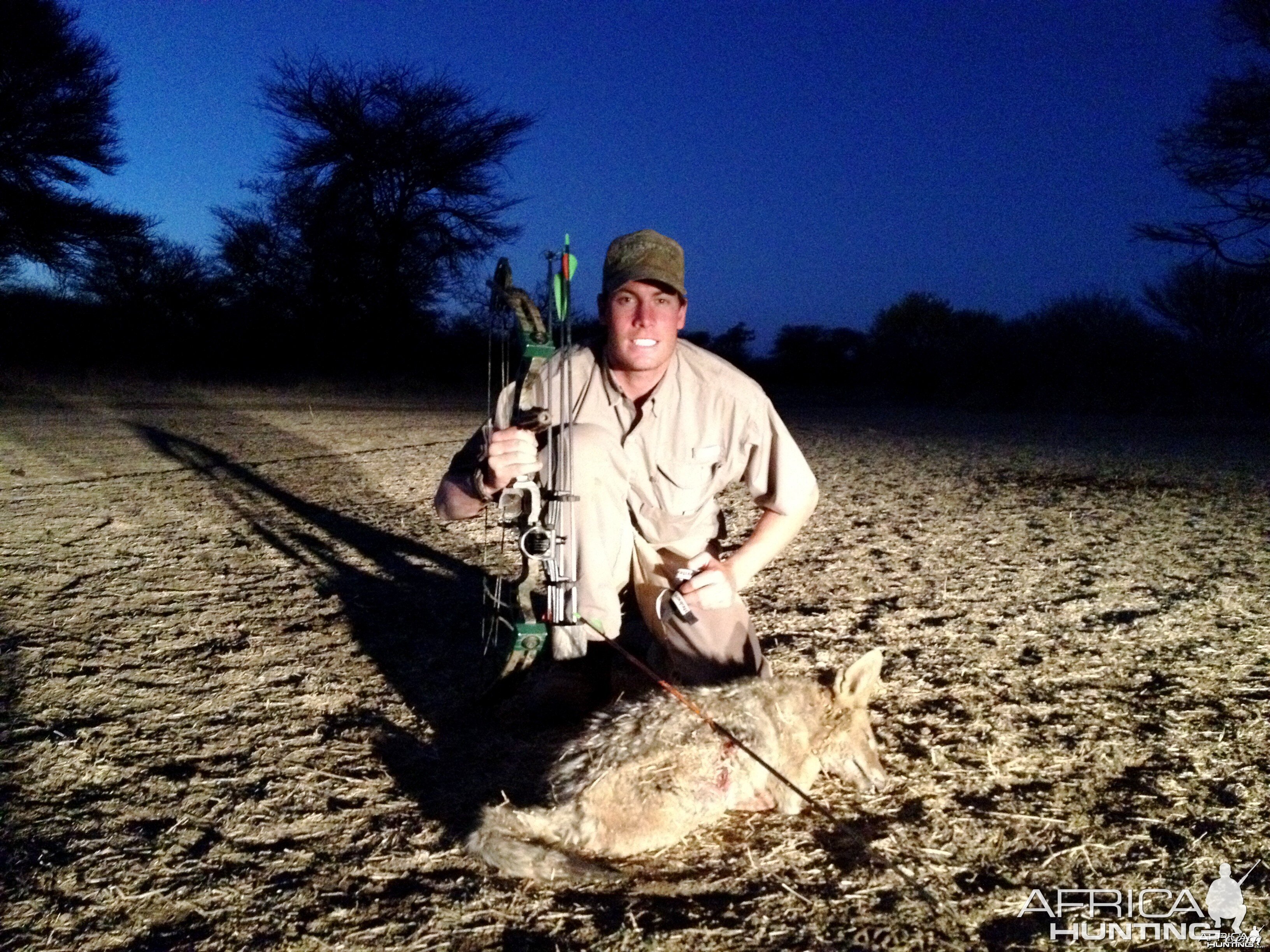 Jackal hunted with Ozondjahe Hunting Safaris in Namibia