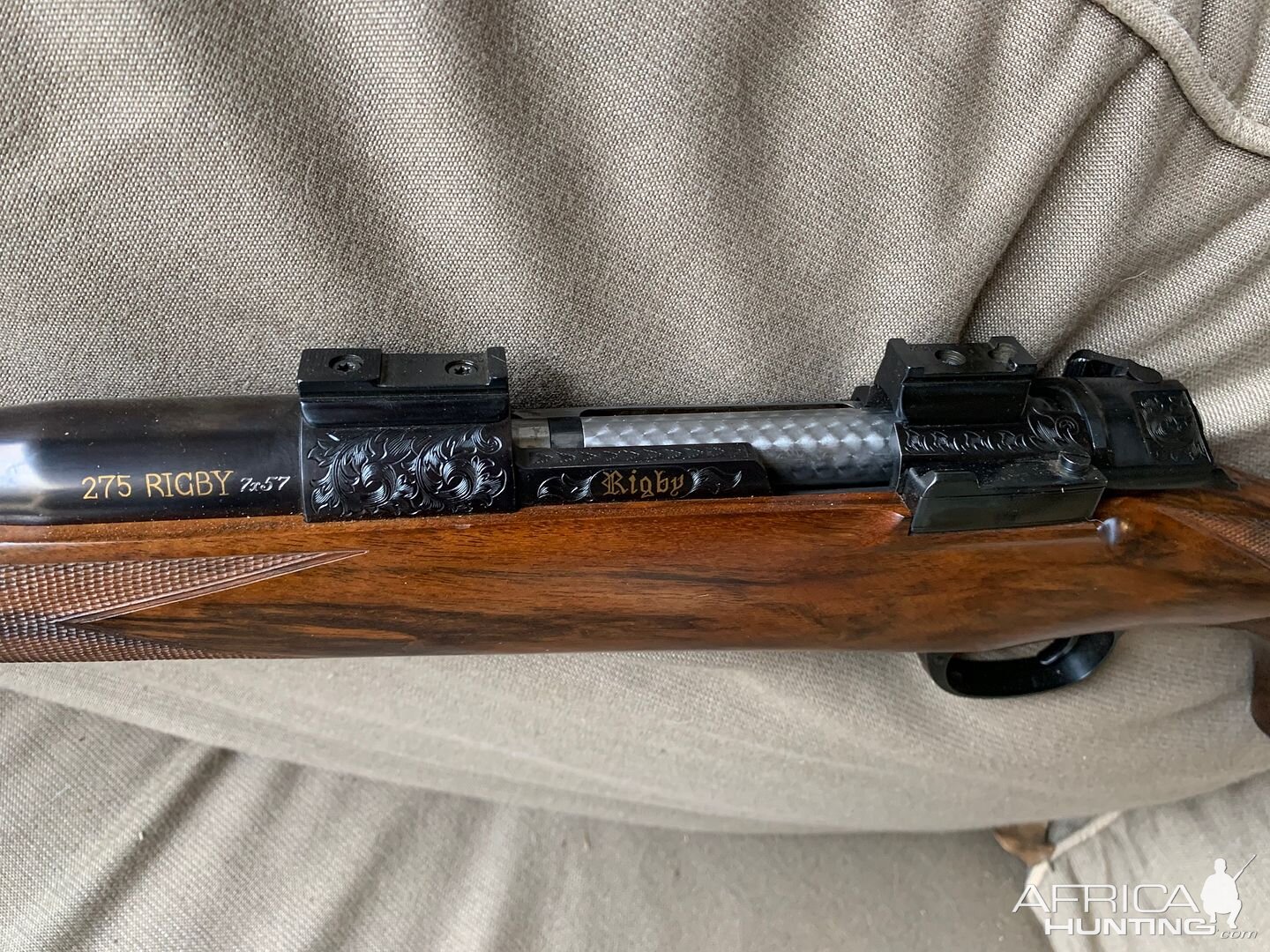 John Rigby & Co .275 Rigby Rifle on a Mauser Action