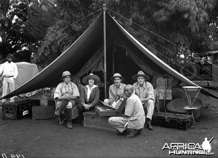 Johnson, Osa & Martin, industrialist and Dryden George