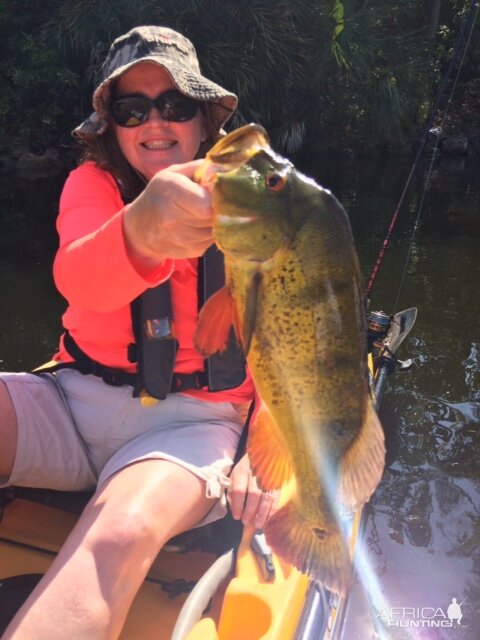 Kayak fishing