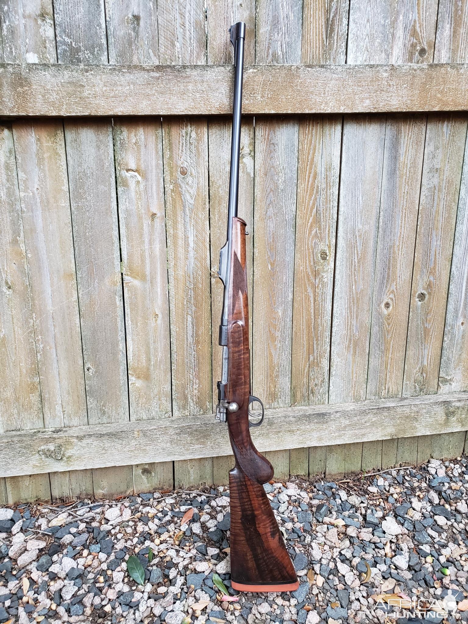 Ken Owen Built .318 Westley Richards Rifle On A Argentine 1909 Action