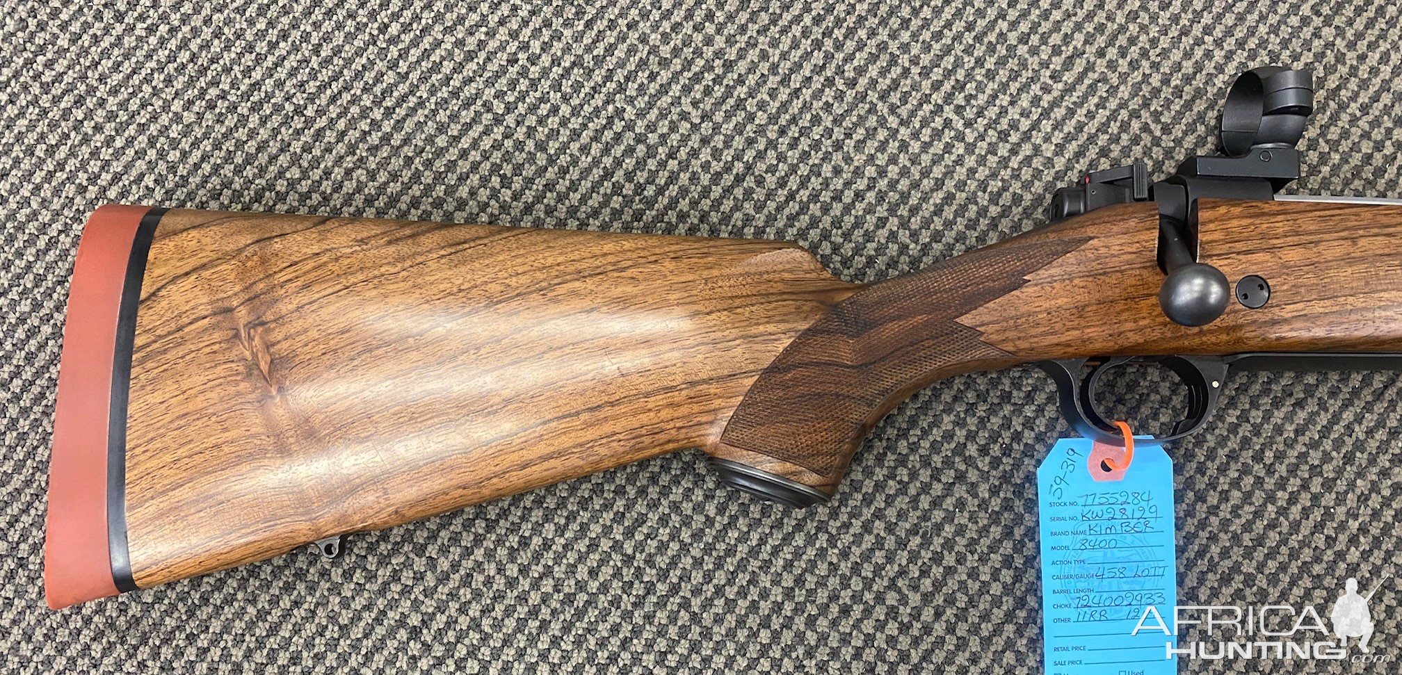 Kimber Caprivi in 458 Lott Rifle