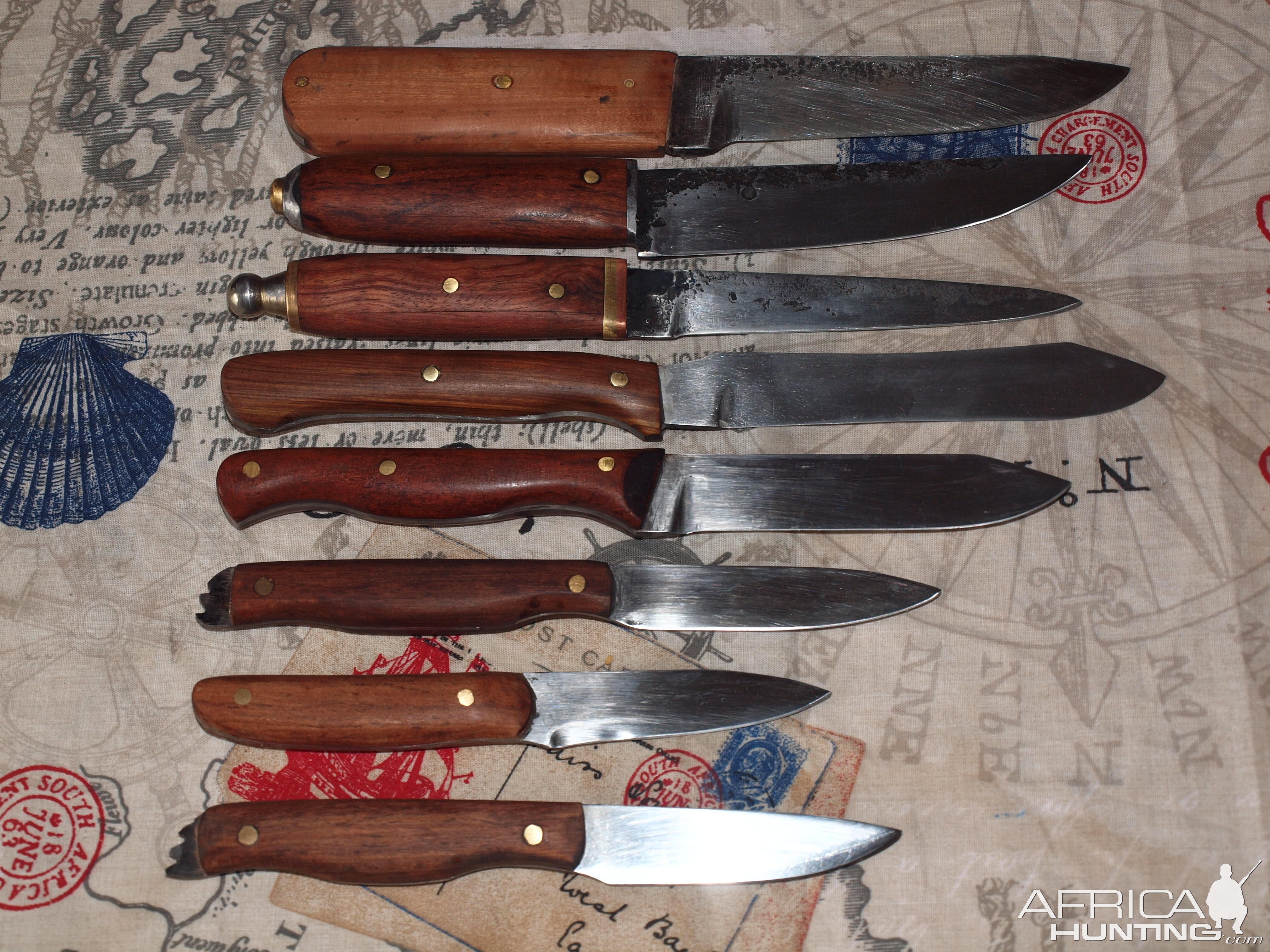 Kitchen Knives made for 1883 Era Black Powder hunt