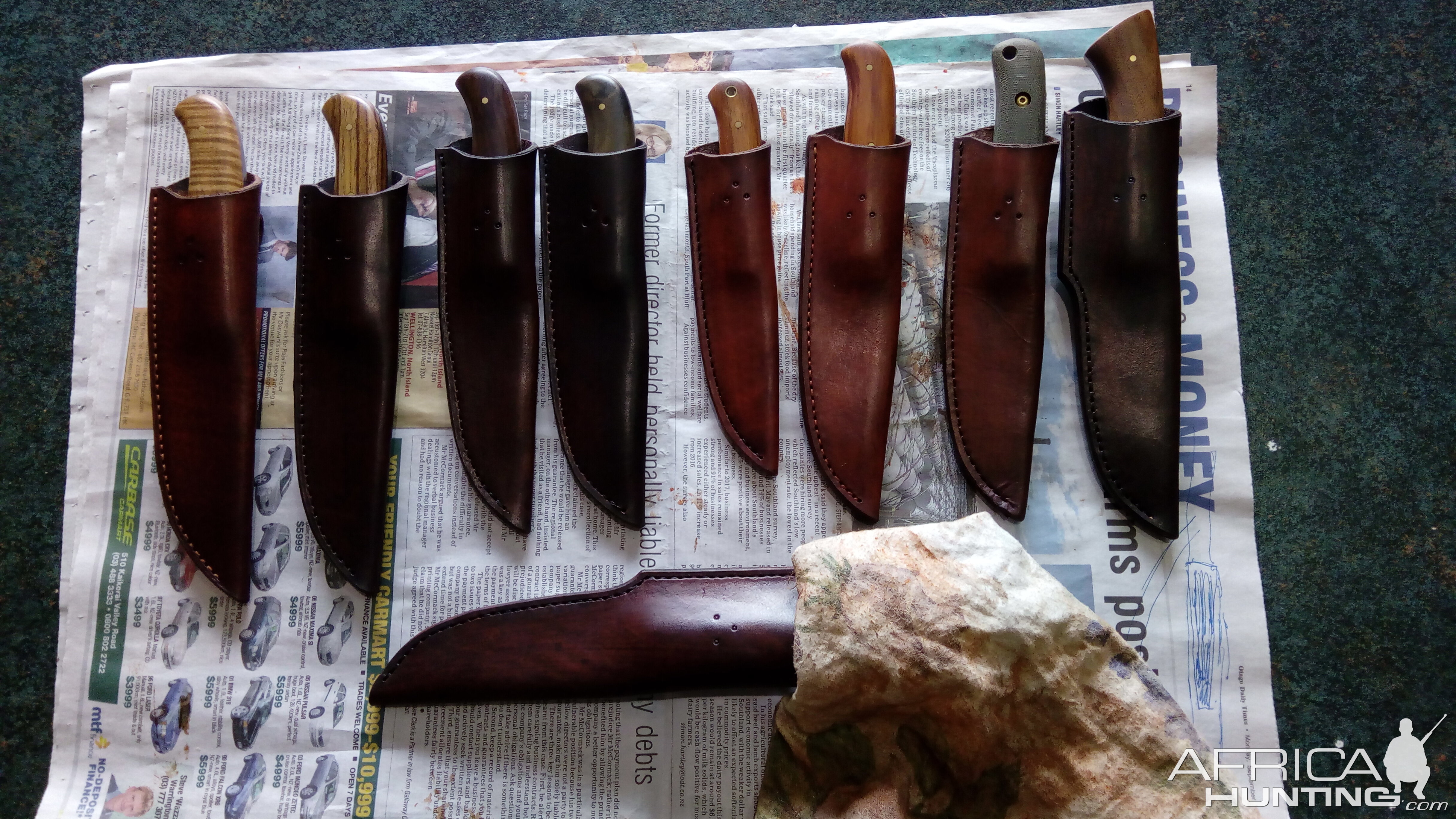 Knife Sheaths finished