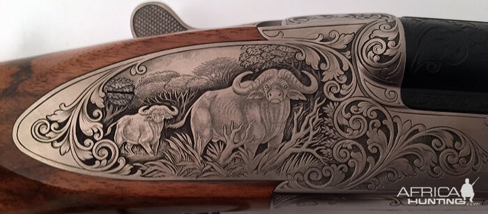 Krieghoff Double Rifle Engraving