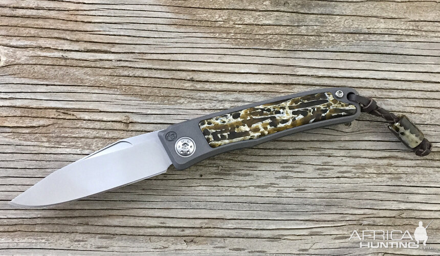 Kudu Bone Rinkhals Slip Joint Folder from African Sporting Creations