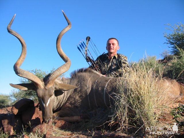 Kudu Bow Hunt Namibia