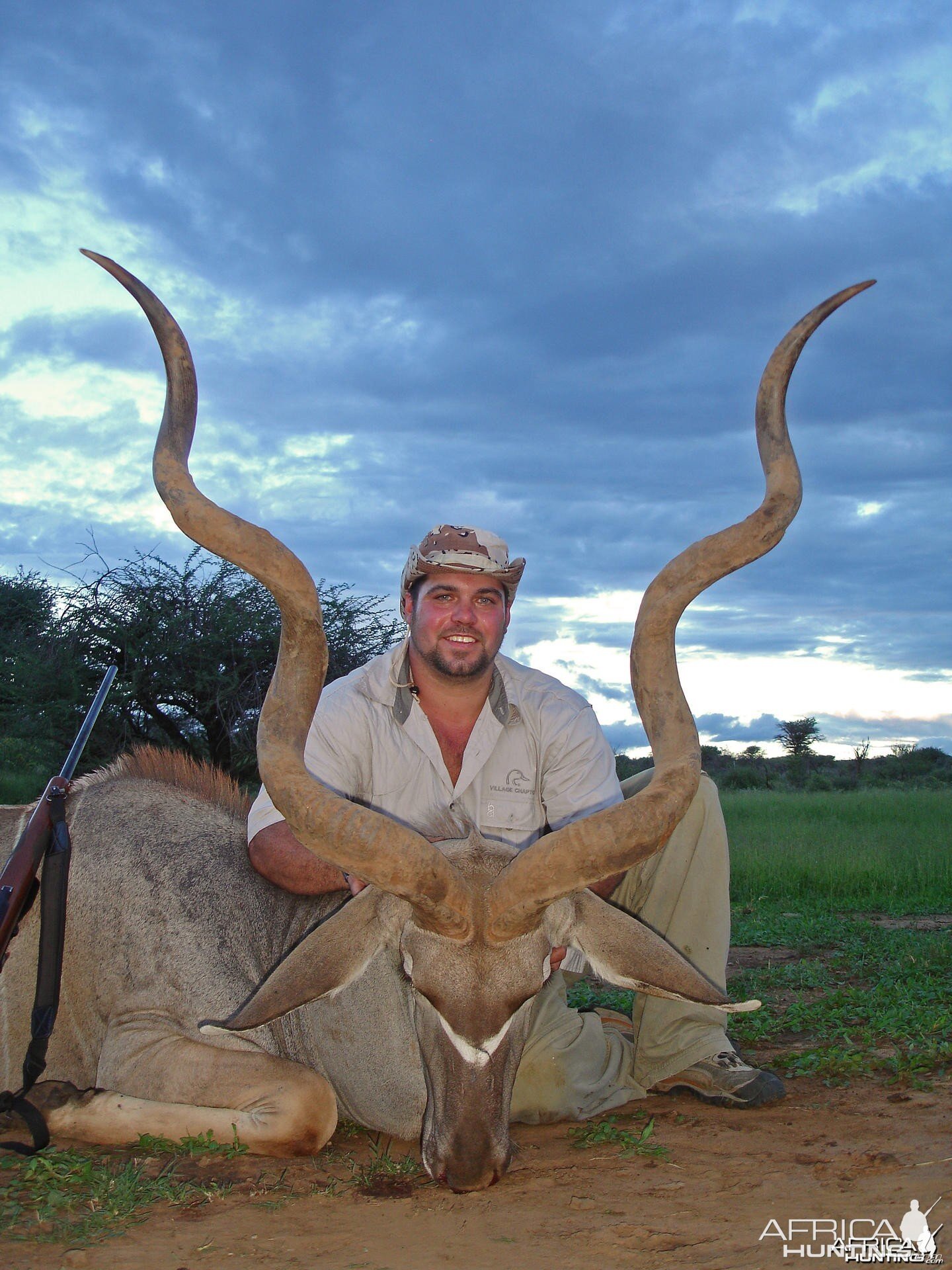 Kudu hunted in Namibia 56 1/2 inches