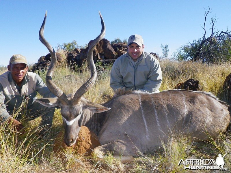 Kudu hunted with Wintershoek Johnny Vivier Safaris