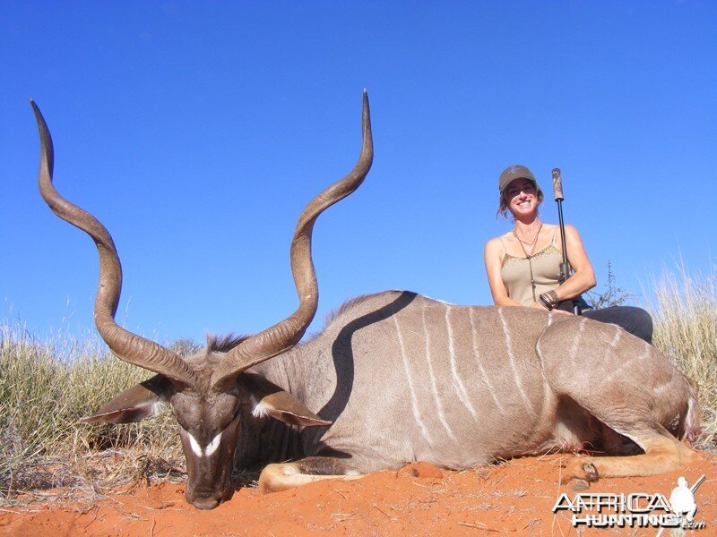 Kudu hunted with Wintershoek Johnny Vivier Safaris