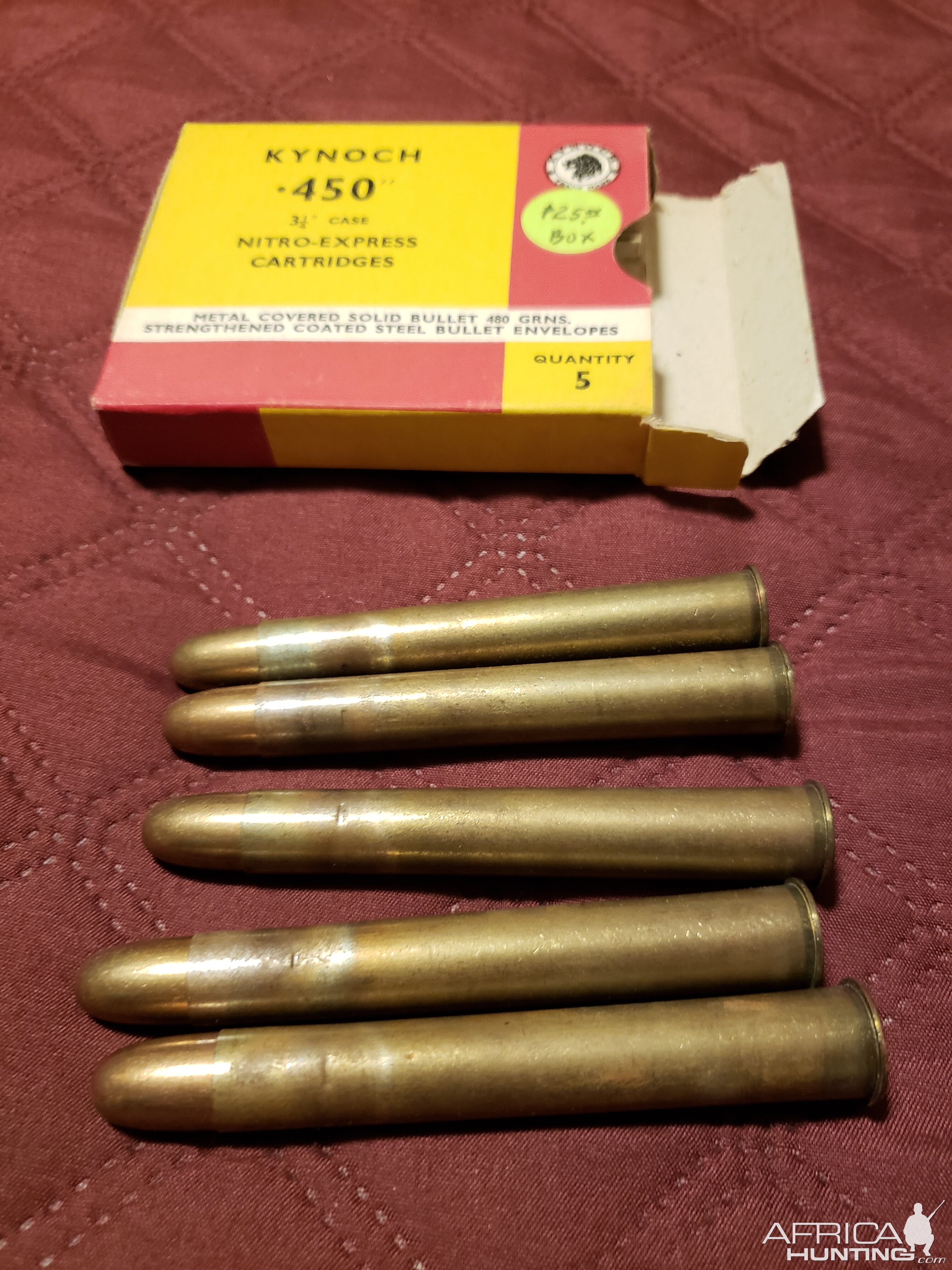 Kynoch 450 Nitro Express Ammunition