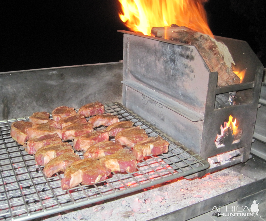 Lamb Chops on the braai