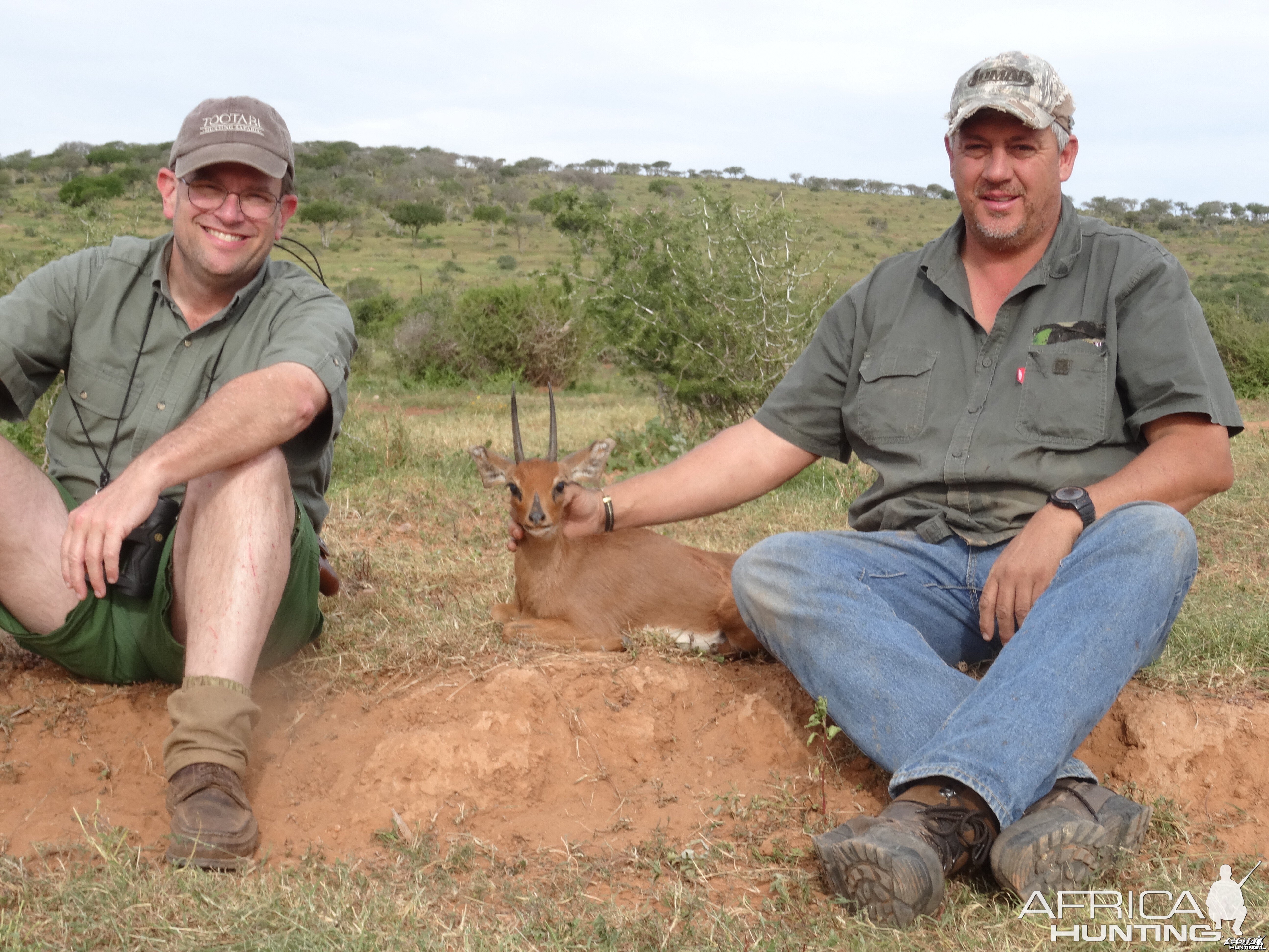 Lammie and my five inch Steenbok