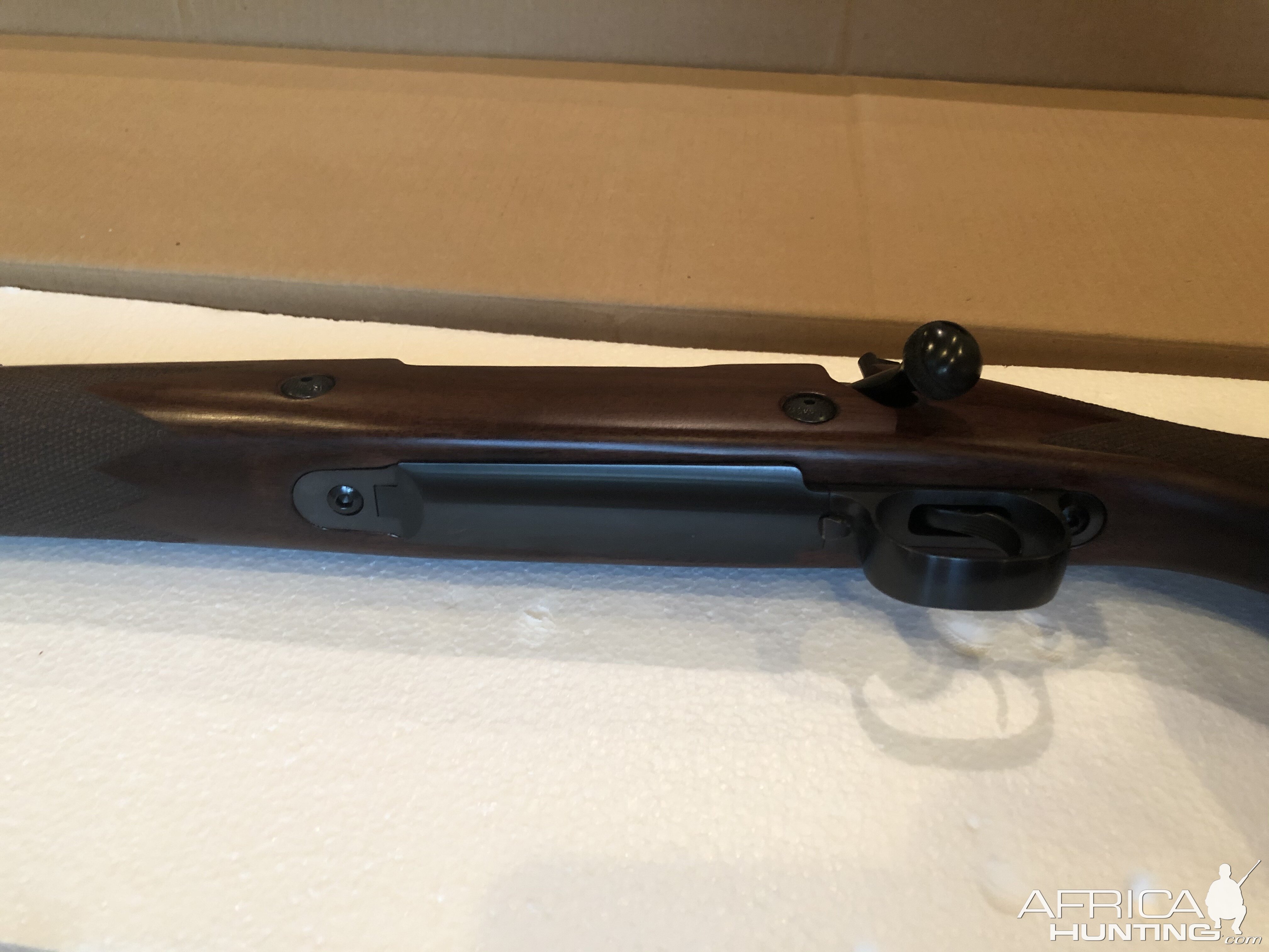 Left hand Winchester 375 H&H Rifle