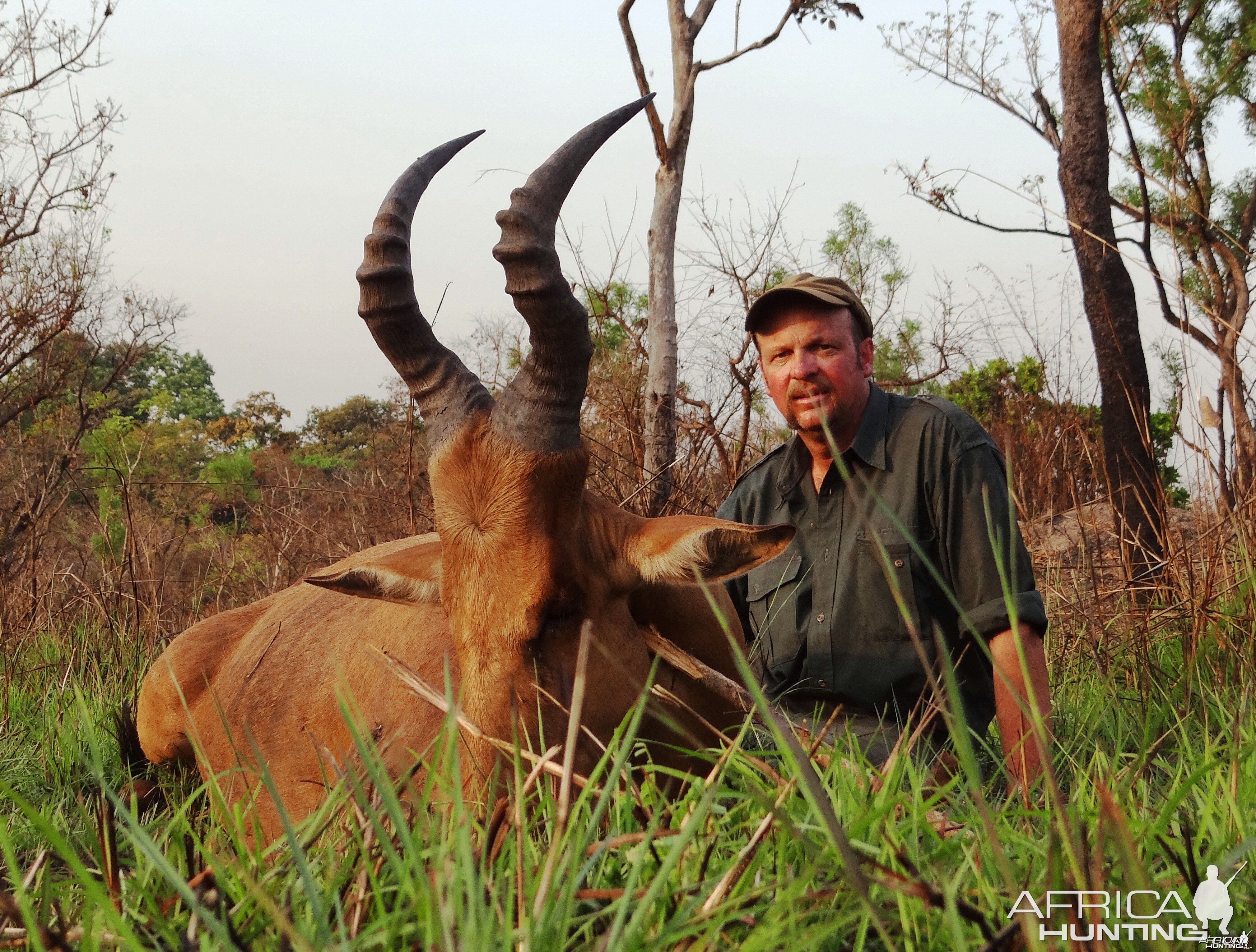 Lelwed Hartebeest hunted in CAR