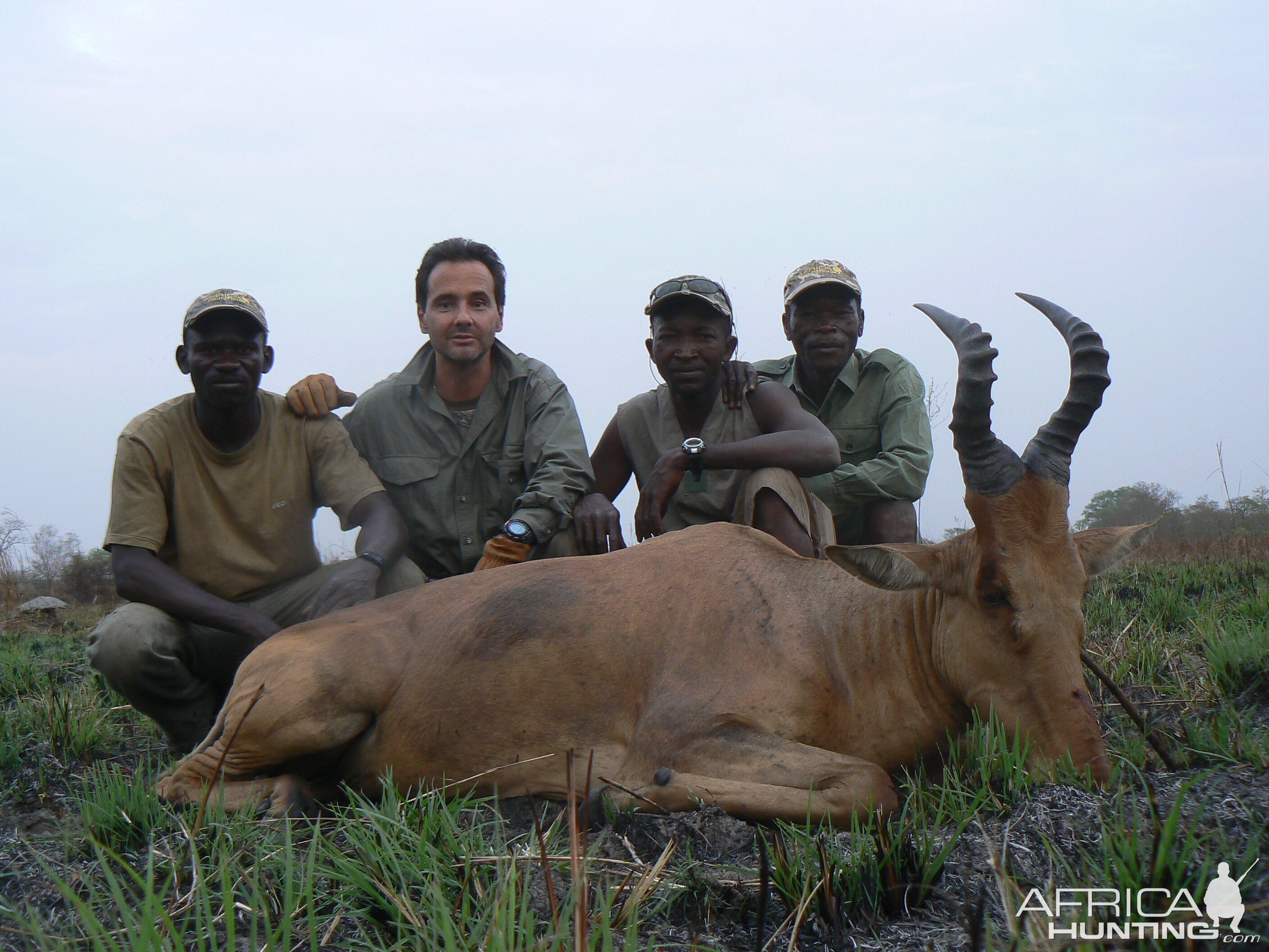 Lelwel Hartebeest hunted in Central Africa with Club Faune